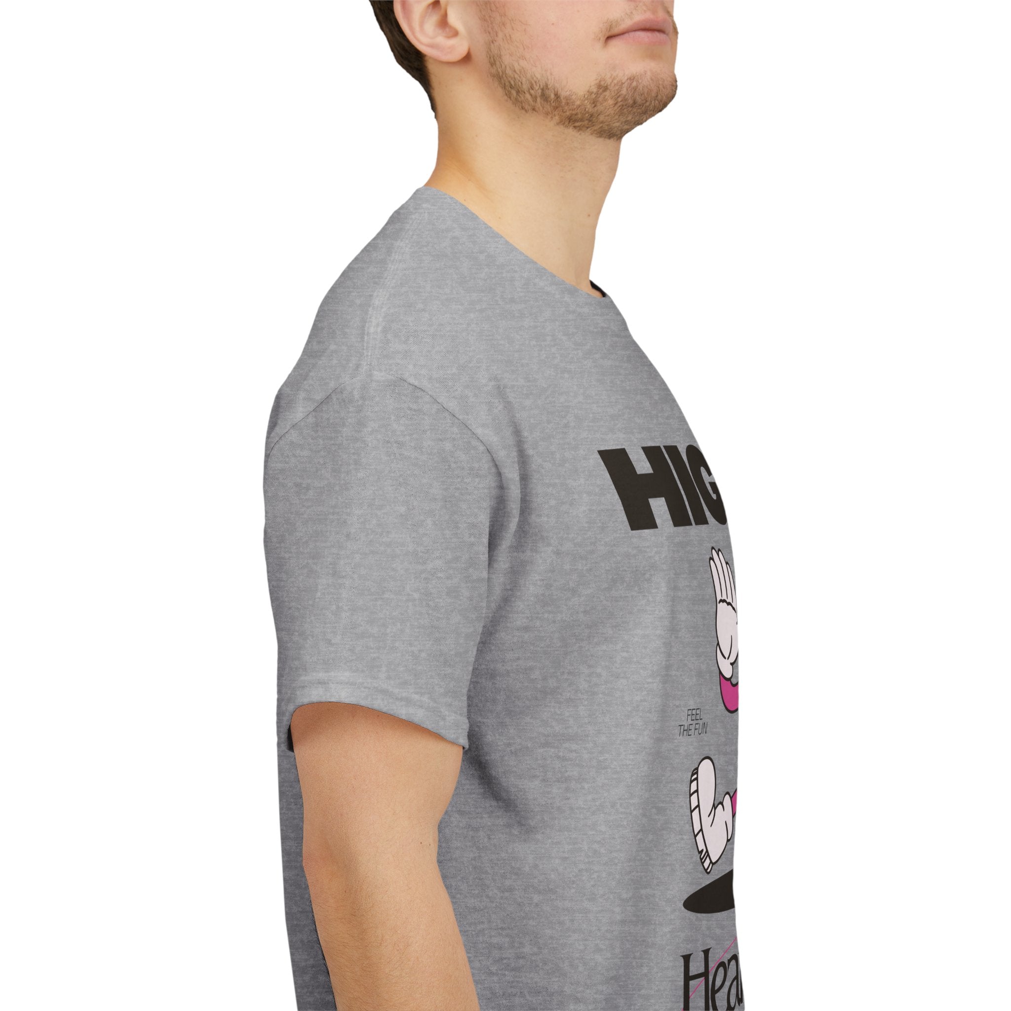 Heart Power Unisex T-Shirt Design | Graphic Tee for Men & Women | Streetwear Aesthetic T-Shirt