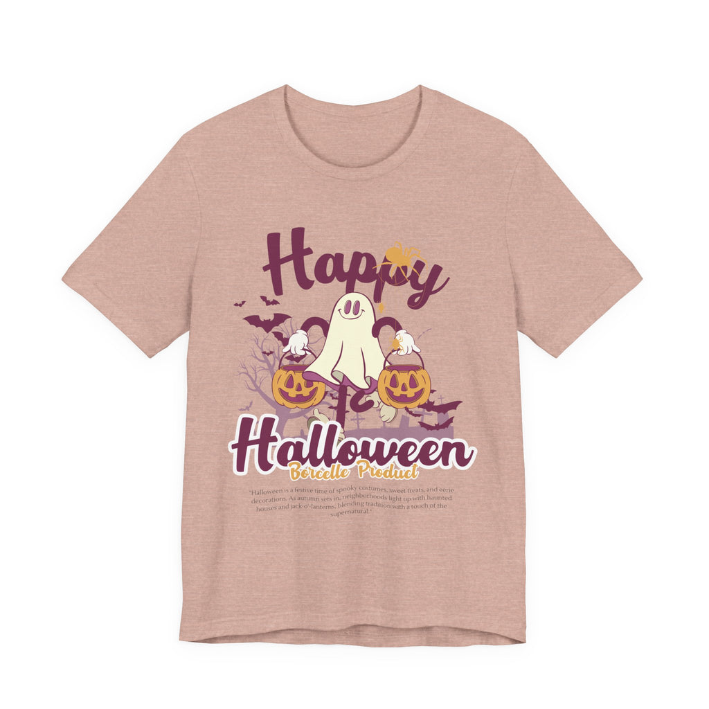 Halloween Unisex T-Shirt, Cute Ghost Tee, Fall Apparel, Kids Halloween Costume, Spooky Season Shirt, Trick or Treat Gift