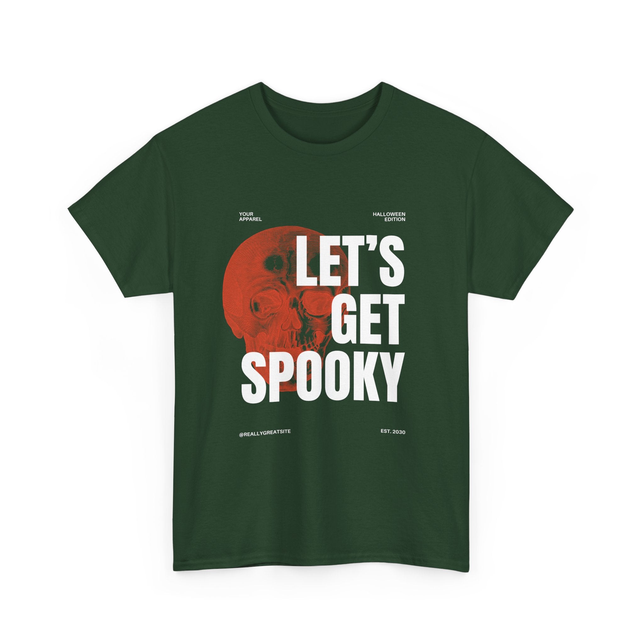 Unisex Halloween Tee, Let's Get Spooky Shirt, Fall Fashion, Party Wear, Ghostly Gifts, Casual Comfort