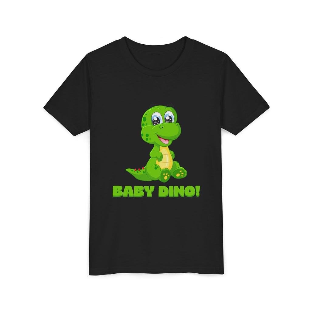 Cute Baby Dino Youth Tee, Dinosaur Shirt for Kids, Perfect for Birthdays, Playdates or Everyday Wear, Fun Gift for Dino Lovers