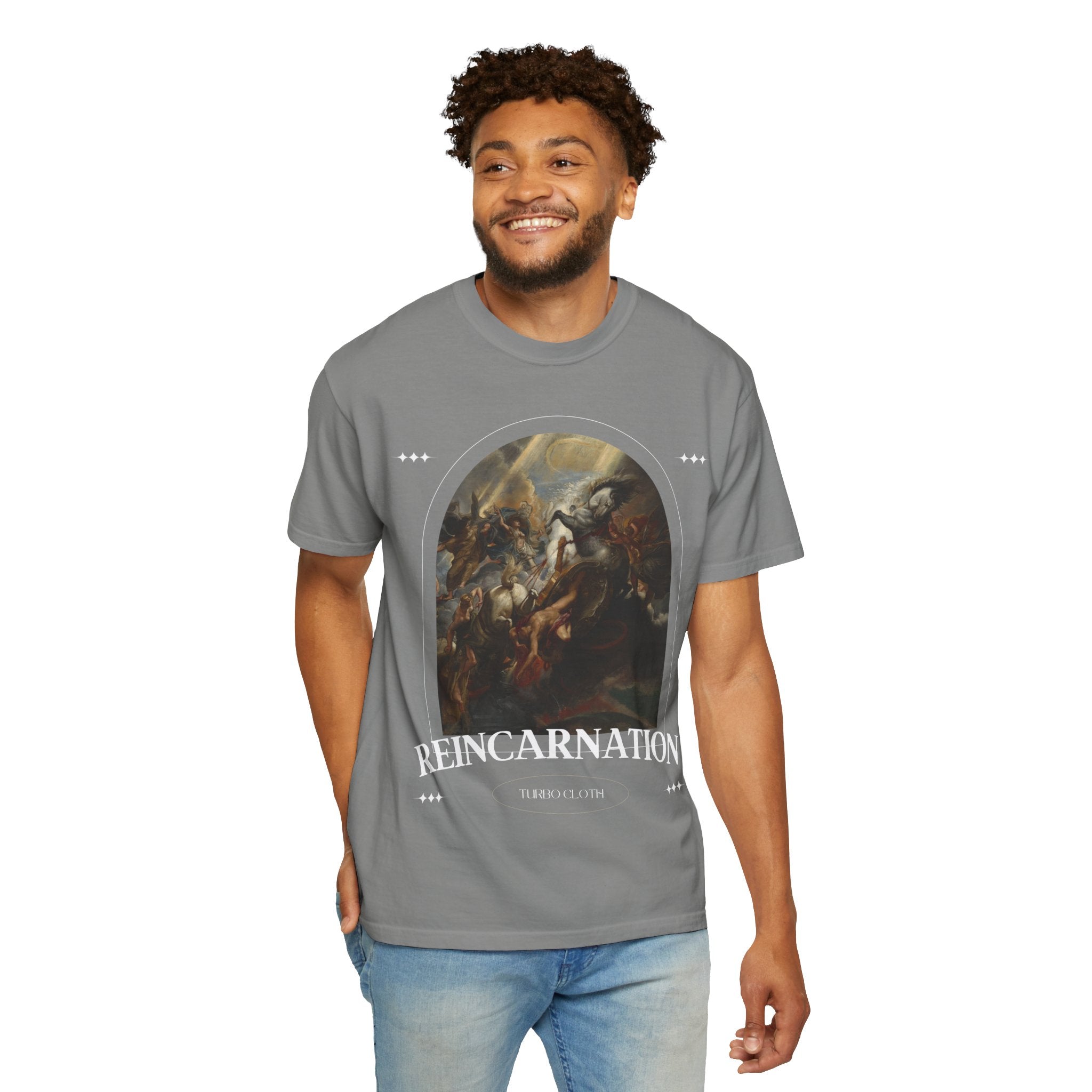 Artistic Unisex T-Shirt with Arch Design, Unique Graphic Tee, Casual Wear, Gift for Art Lovers, Vintage Style, Unisex Fashion