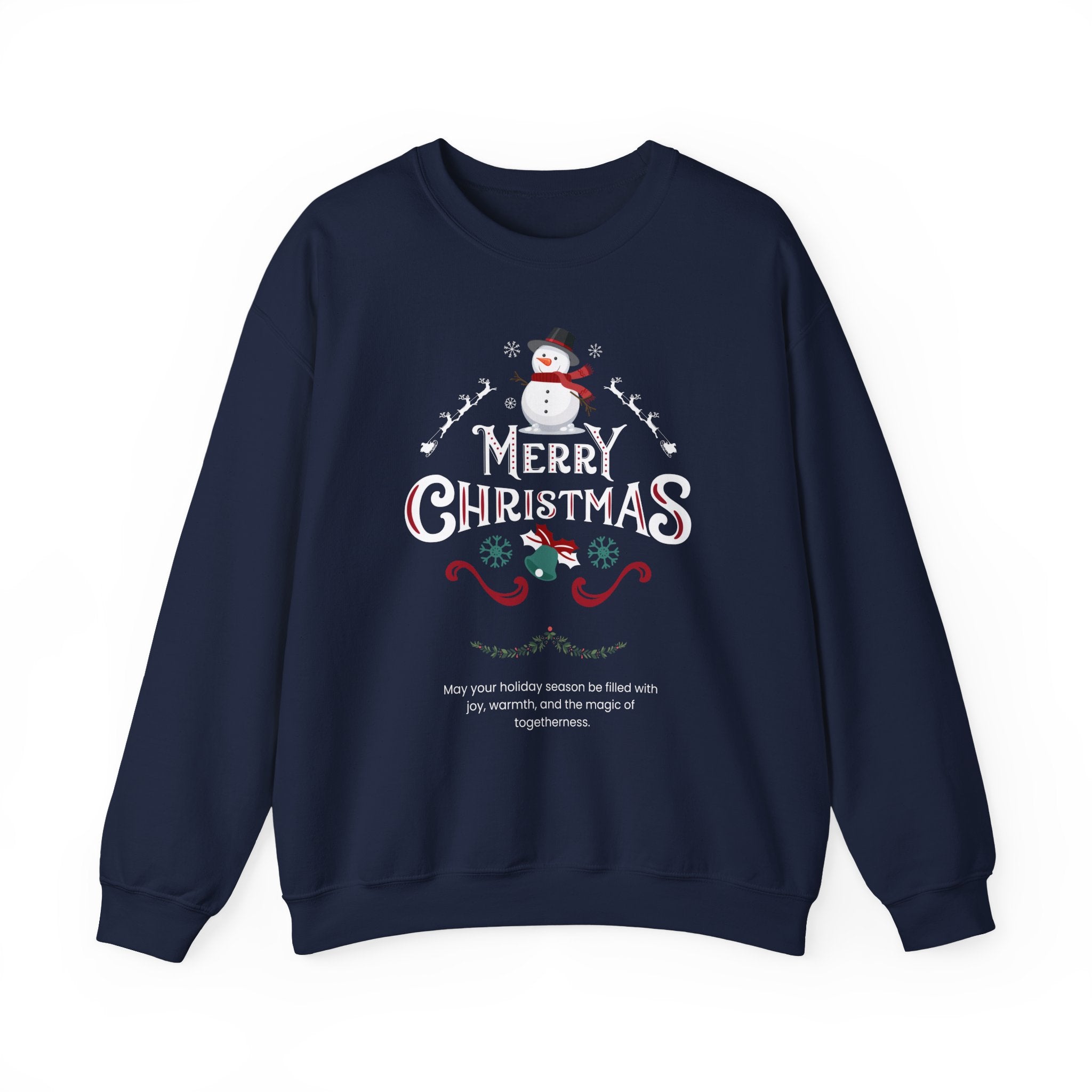 Cozy Holiday Crewneck Sweatshirt - Festive Christmas Design, Unisex Christmas Apparel, Winter Casual Wear, Gift for Her, Holiday Sweater