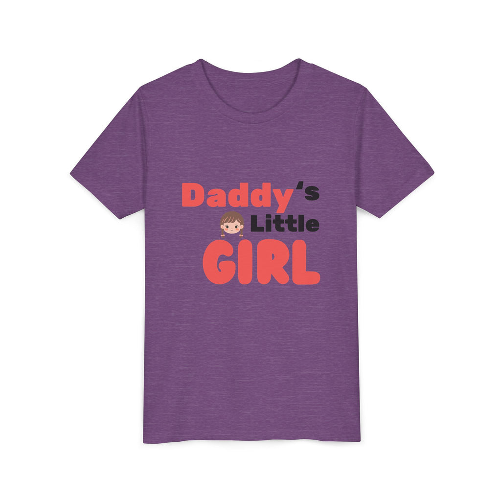 Daddy's Little Girl Youth Tee, Cute Kids T-Shirt, Father's Day Gift, Birthday Present, Sweet Family Apparel, Children's Fashion