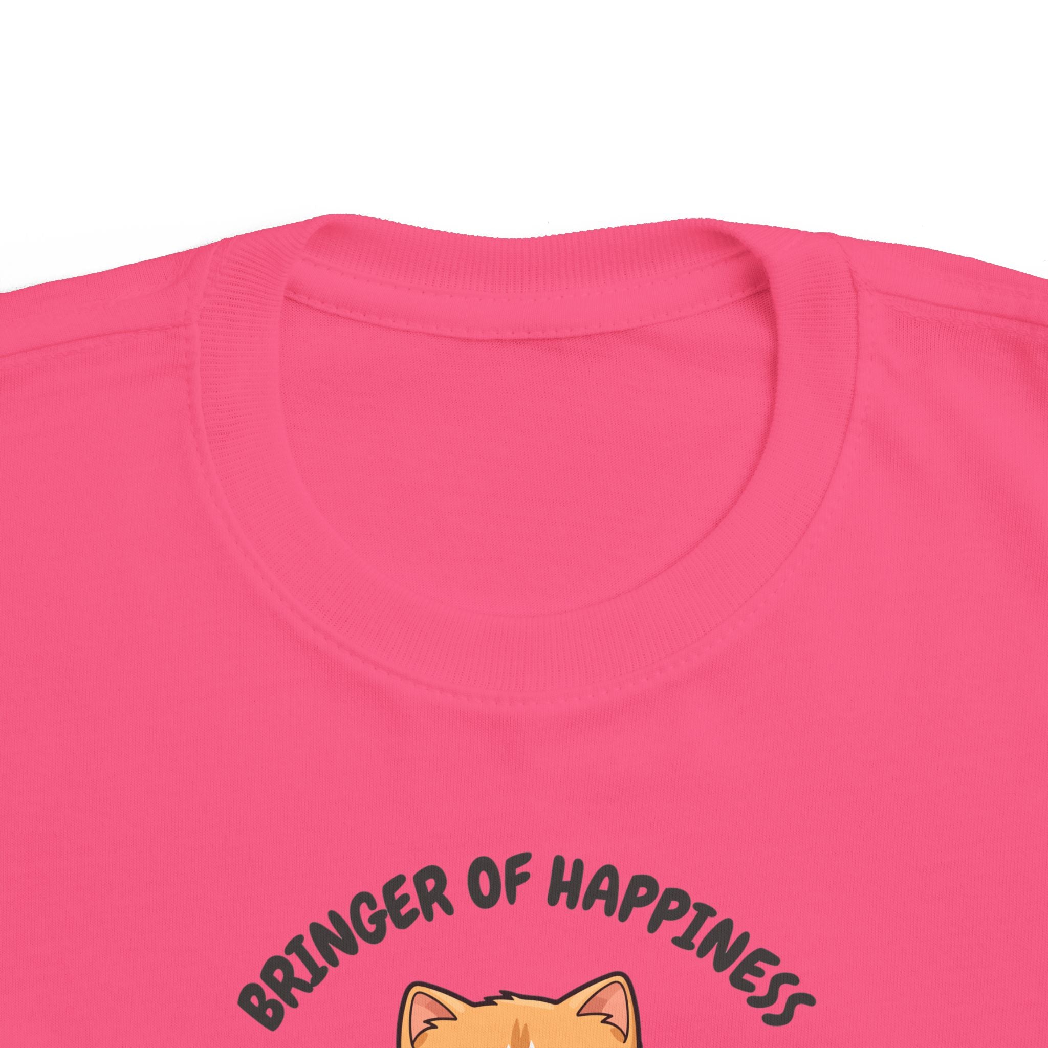 Toddler Cat-Inspired Tee - Celebrate Joy & Creativity, Cute Yellow Shirt, Gift for Kids, Funny Animal Apparel, Everyday Playwear