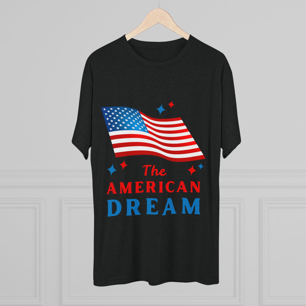 American Dream Unisex Crew Tee, Patriotic Shirt, Independence Day Tee, Casual Summer Top, Gift for Proud Americans