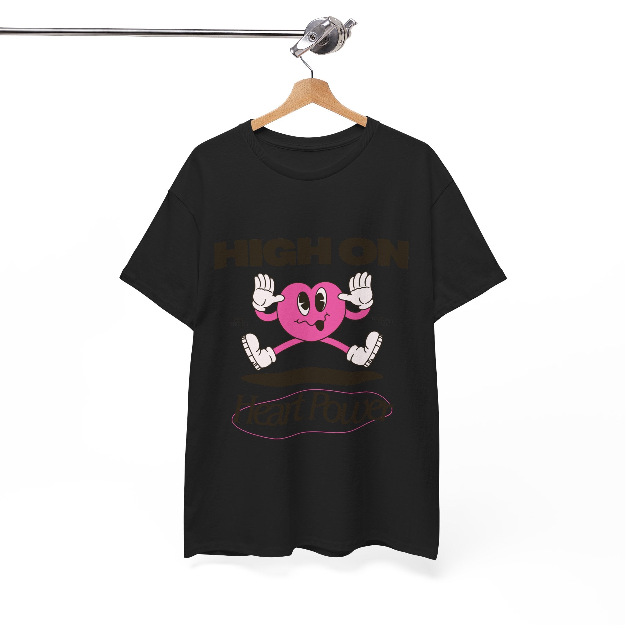 Heart Power Unisex T-Shirt Design | Graphic Tee for Men & Women | Streetwear Aesthetic T-Shirt