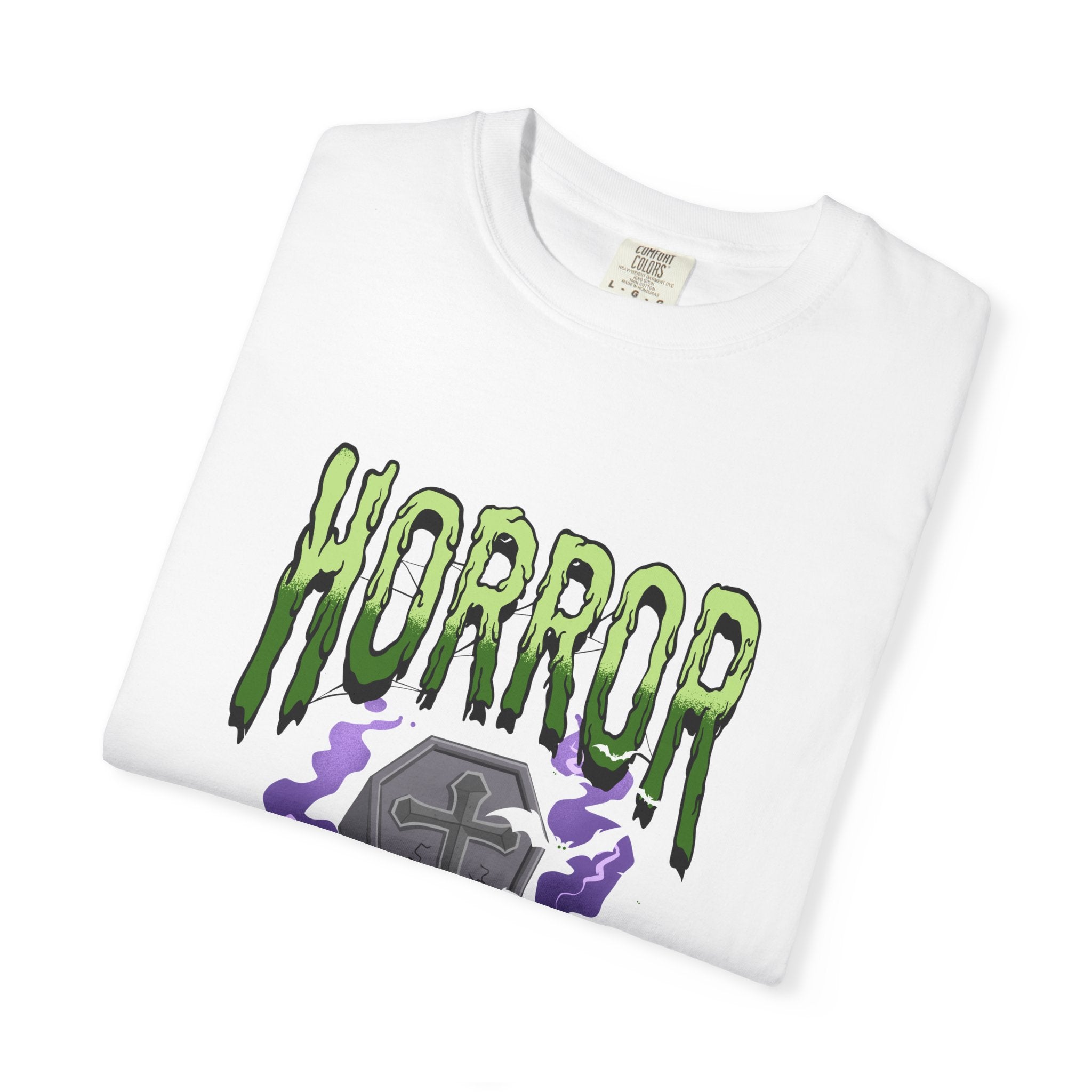Horror-Themed Unisex T-Shirt, Spooky Graphic Tee, Halloween Apparel, Gift for Horror Fans, Casual Statement Shirt