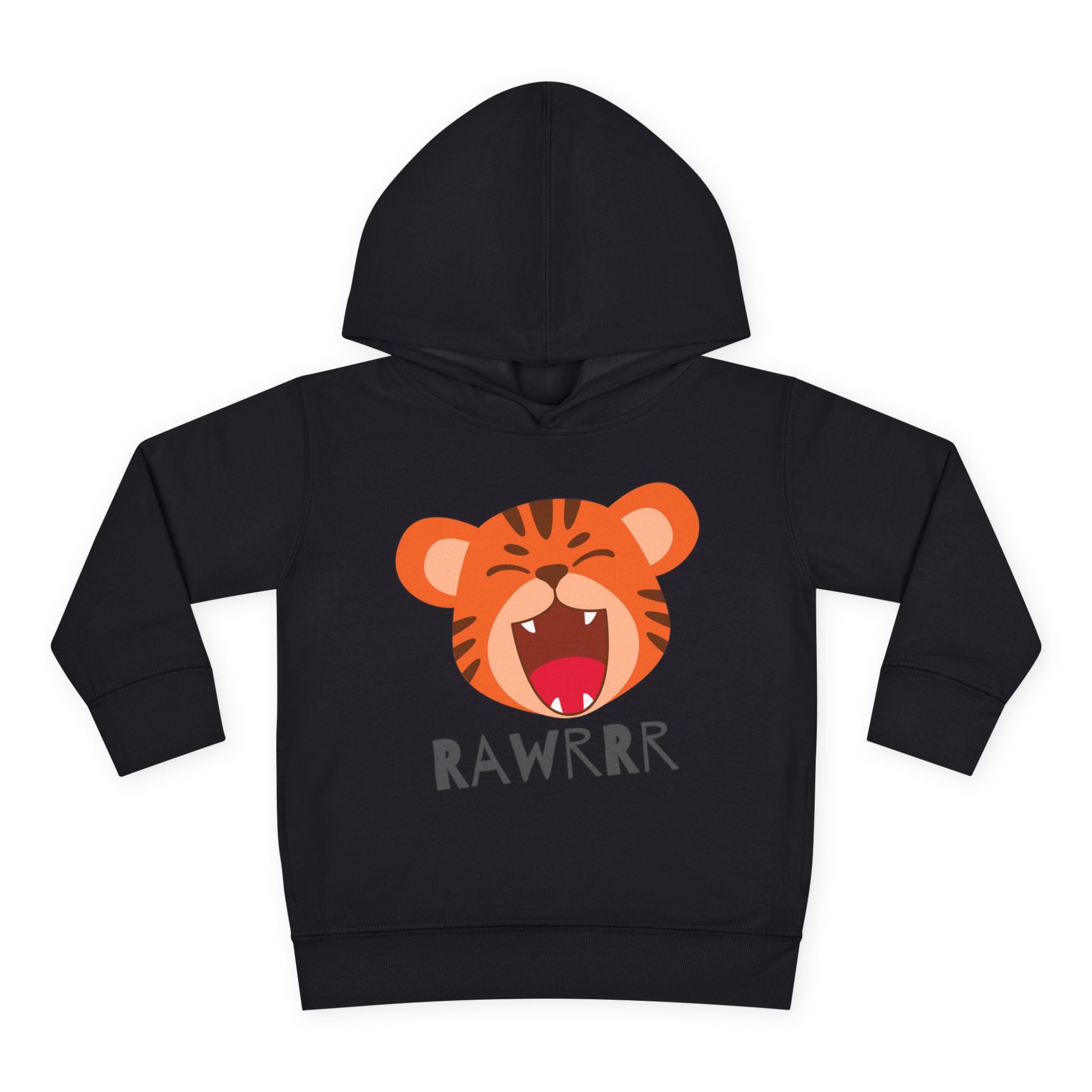 Cute Tiger Design Toddler Hoodie, Kids Pullover, Fleece Sweatshirt, Animal Lover Gift, Birthday Present, Fun Playwear