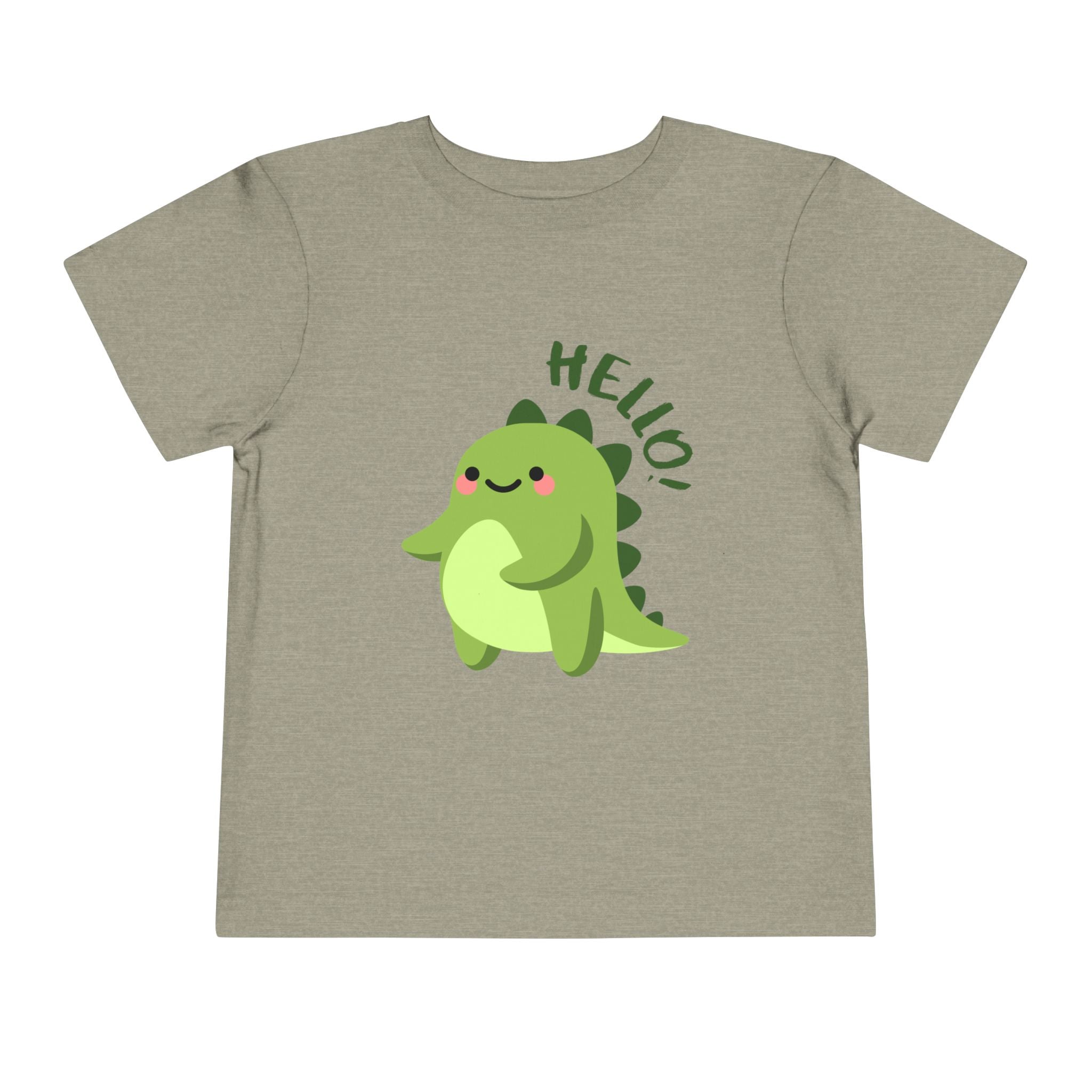 Cute Dinosaur Toddler Tee - Playful Kids Short Sleeve Shirt, Perfect for Gifts, Birthdays, Parties, Everyday Wear