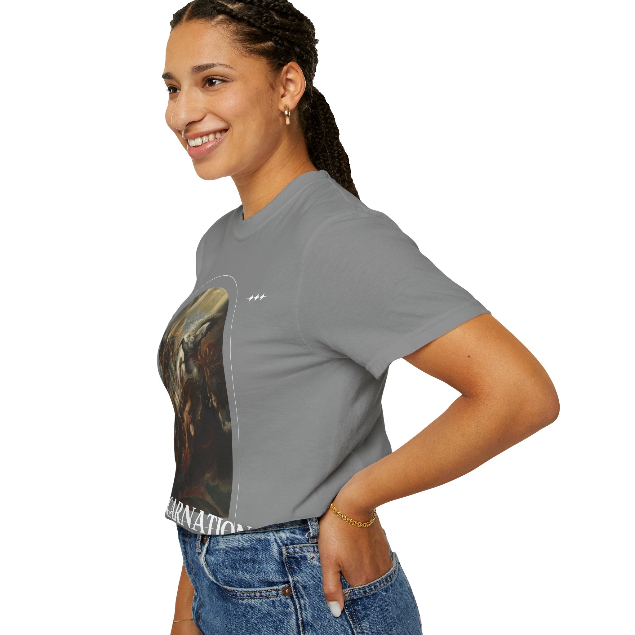 Artistic Unisex T-Shirt with Arch Design, Unique Graphic Tee, Casual Wear, Gift for Art Lovers, Vintage Style, Unisex Fashion