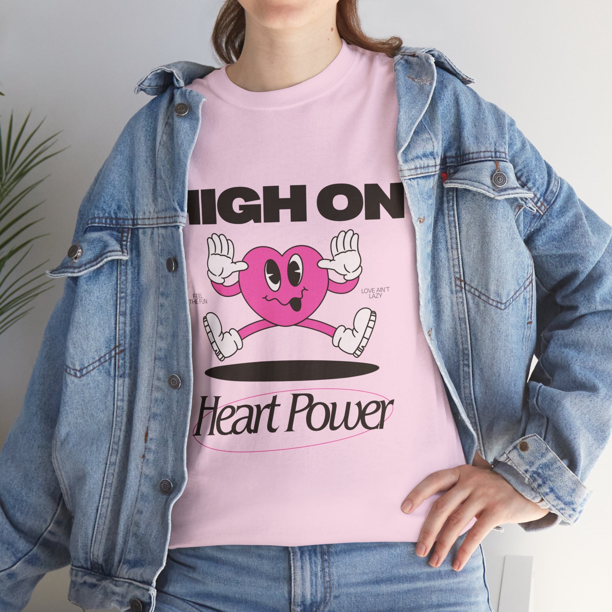 Heart Power Unisex T-Shirt Design | Graphic Tee for Men & Women | Streetwear Aesthetic T-Shirt