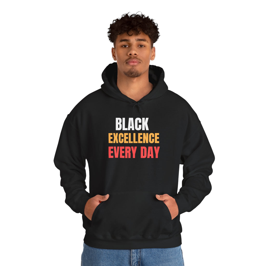 Black Excellence Everyday Hoodie | Unisex Heavy Blend Sweatshirt | Empowerment Gift | Black History Month | Everyday Affirmation