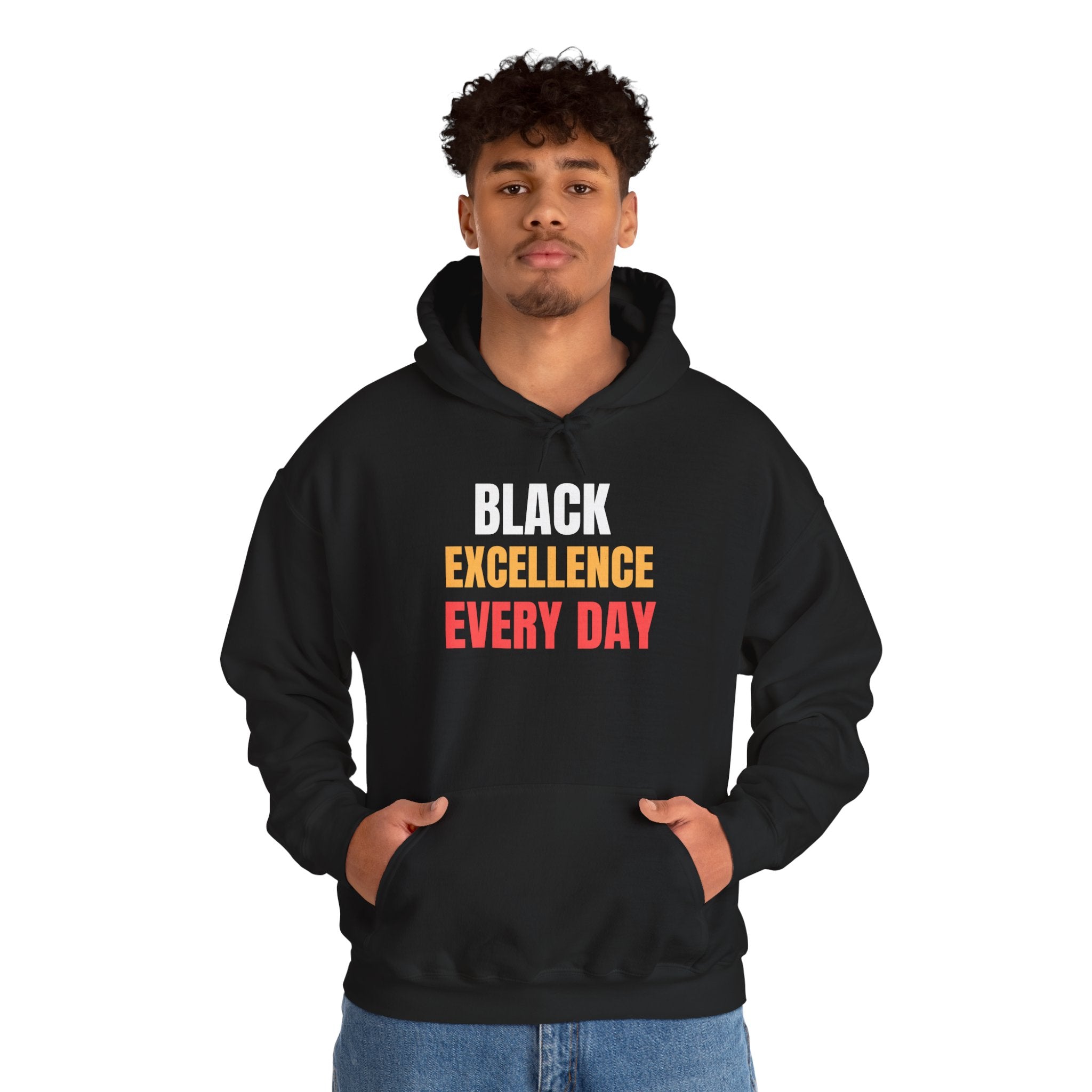 Black Excellence Everyday Hoodie | Unisex Heavy Blend Sweatshirt | Empowerment Gift | Black History Month | Everyday Affirmation
