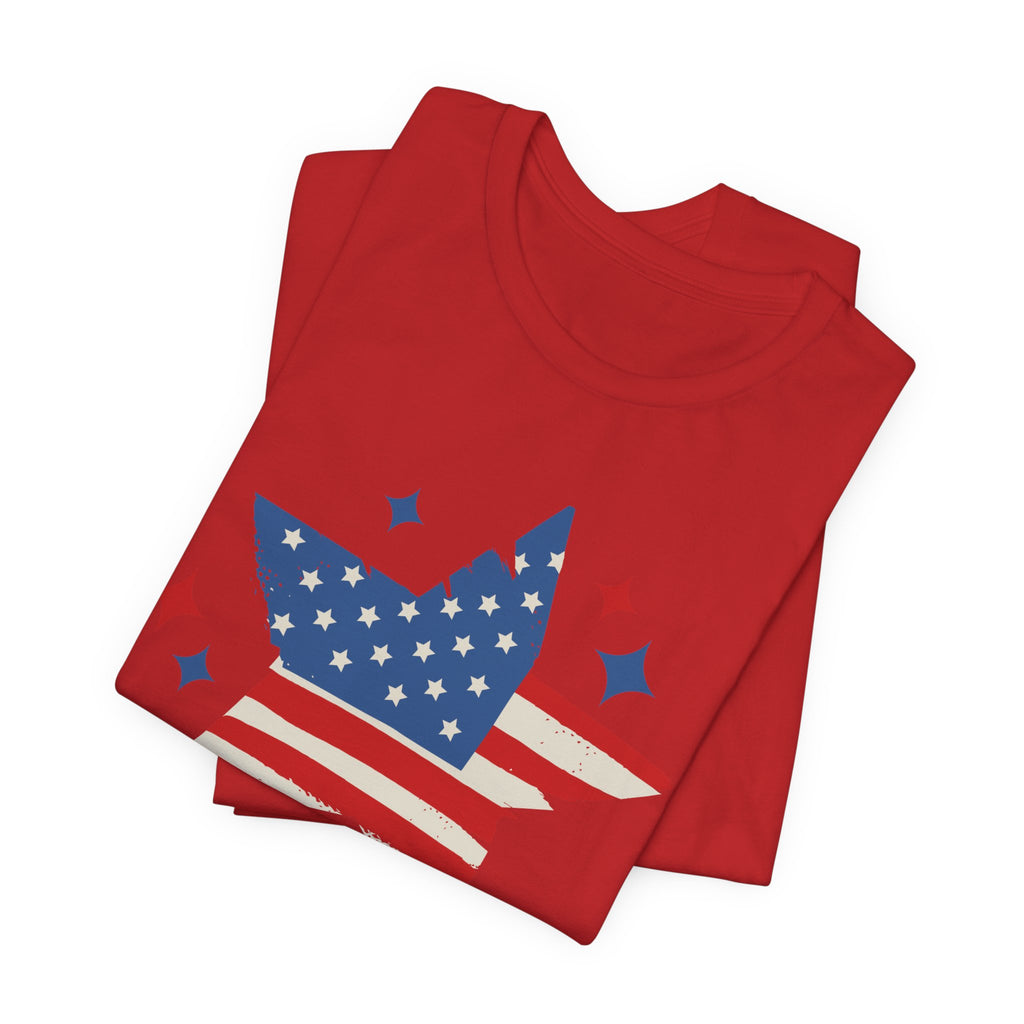 Patriotic T-Shirt, Independence Day Tee, American Dream Shirt, 4th of July Outfit, Stars and Stripes Tee Shirt