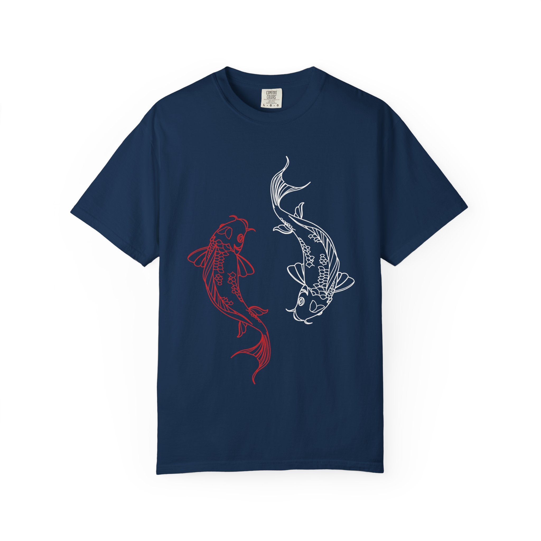 Koi Fish Unisex T-Shirt | Art Tee, Summer Style, Casual Wear, Gift for Nature Lovers, Zen & Peaceful Vibe