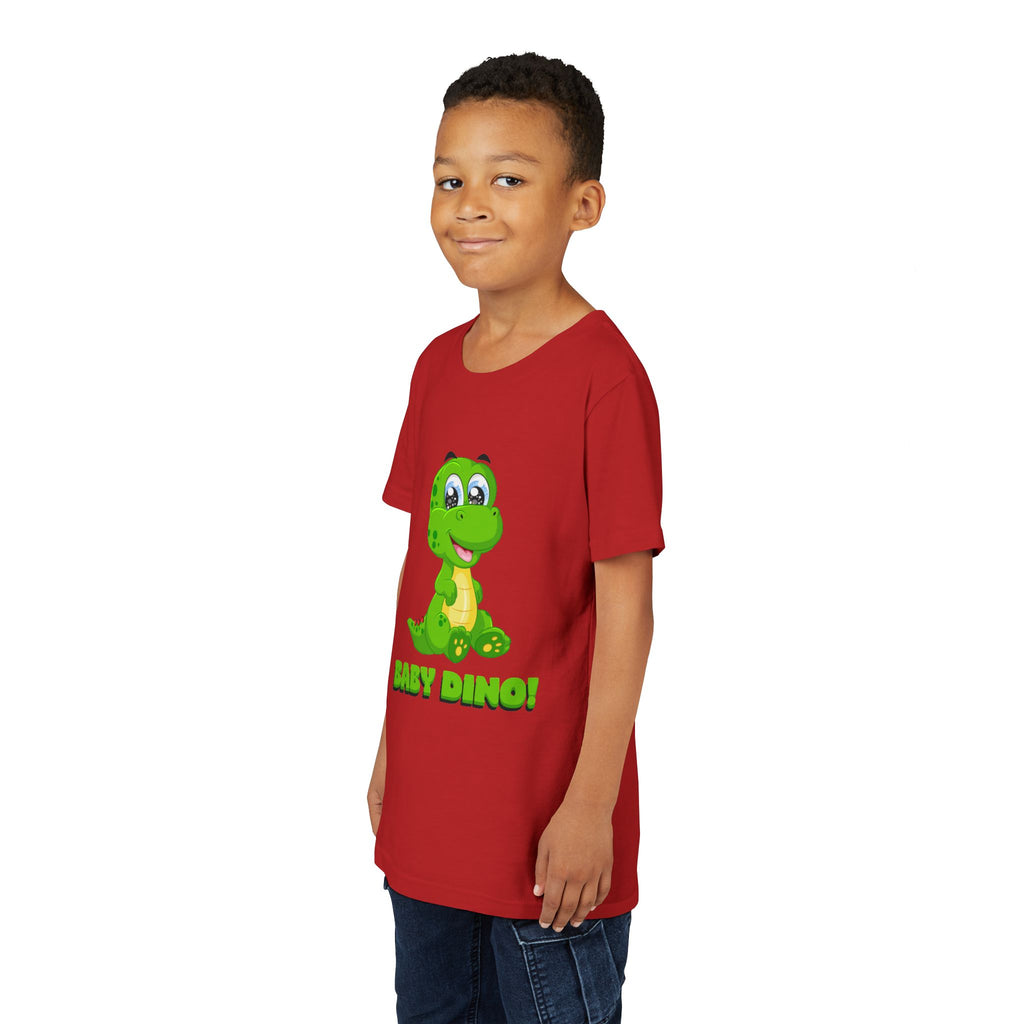 Cute Baby Dino Youth Tee, Dinosaur Shirt for Kids, Perfect for Birthdays, Playdates or Everyday Wear, Fun Gift for Dino Lovers