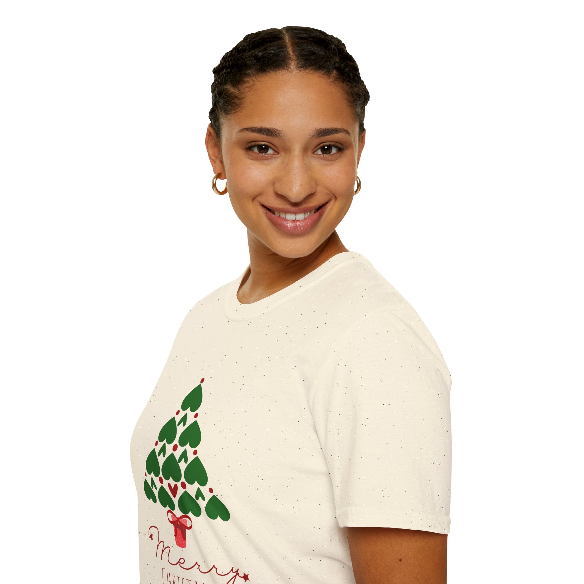 Merry Christmas T-Shirt, Unisex Holiday Tee, Christmas Gift, Casual Wear, Festive Clothing, Seasonal Apparel