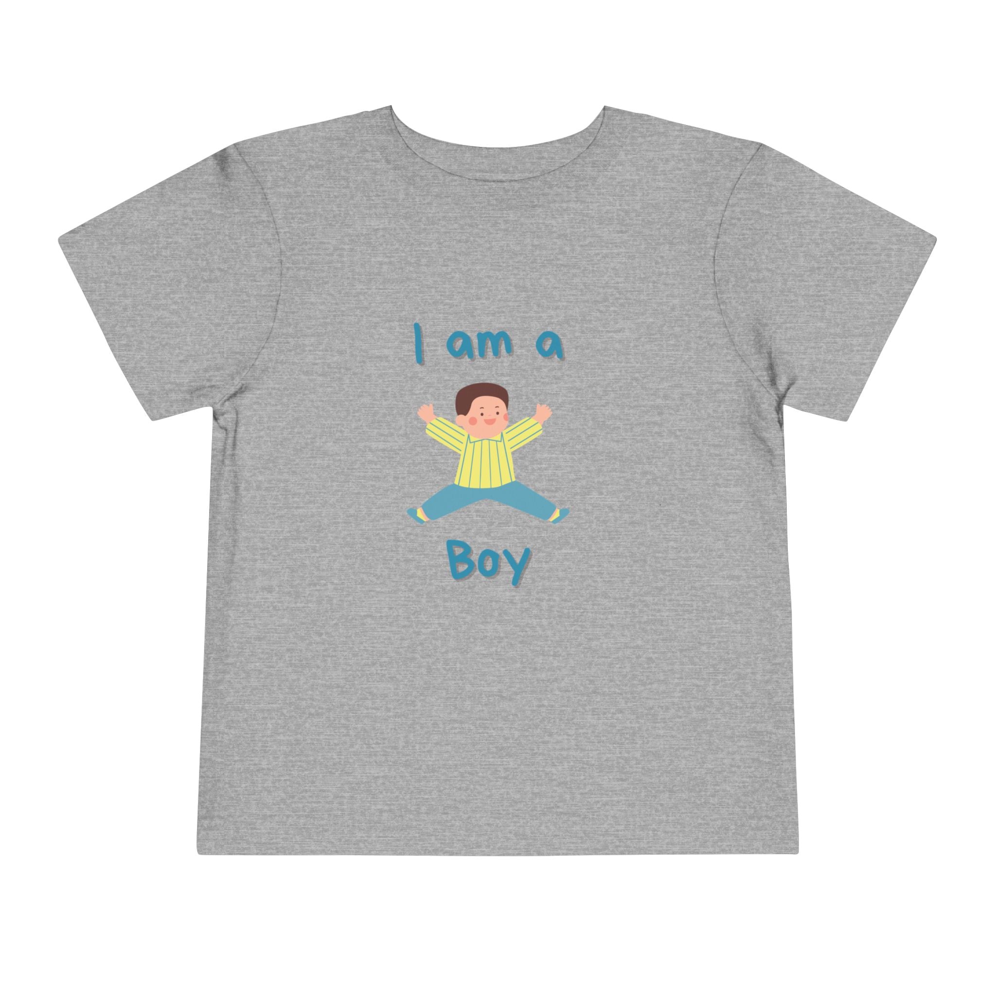 Toddler Short Sleeve Tee – Soft Airlume Cotton, Everyday Comfort