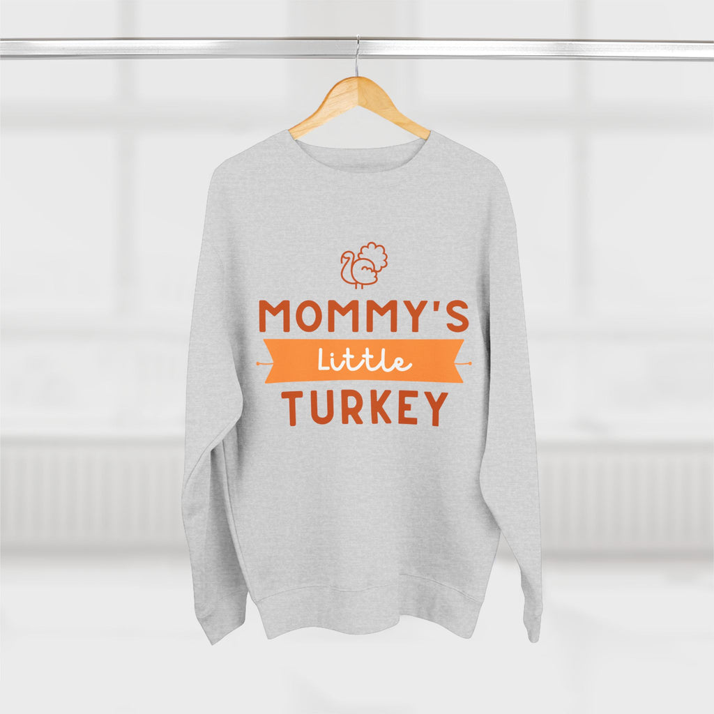 Mommy's Little Turkey Sweatshirt, Thanksgiving Sweater, Family Holiday Outfit, Unisex Crewneck, Festive Fall Apparel