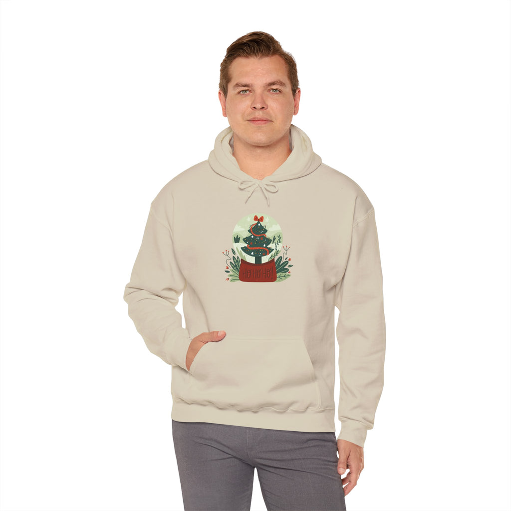 Cozy Holiday Hoodie with Snow Globe Design | Festive Gift, Winter Apparel, Christmas Sweatshirt, Unisex Hoodie, Seasonal Outfit