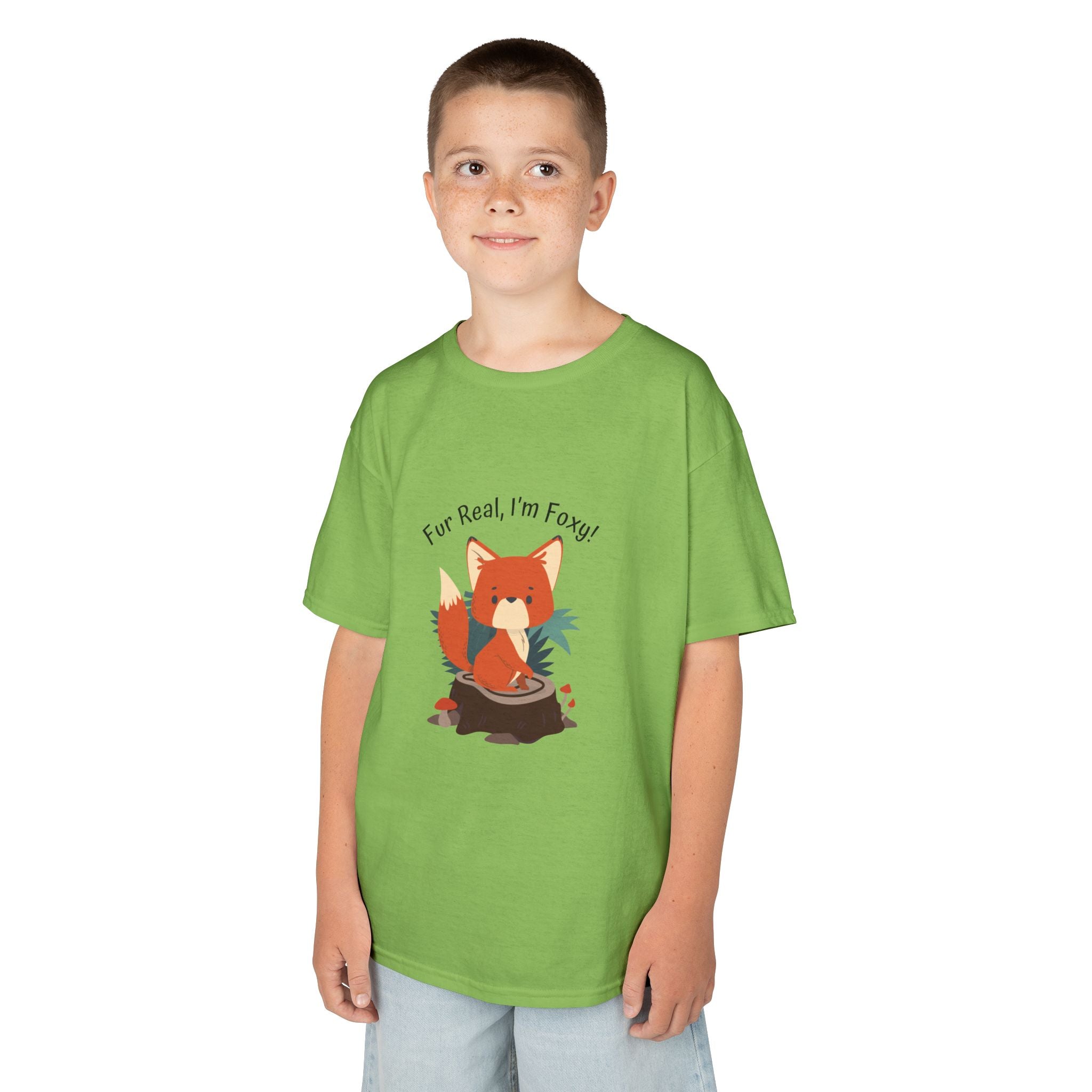 Cute Kids Fox Tee - Funny Animal Shirt for Girls & Boys, Birthday Gift, Holiday Outfit, Everyday Wear, Playdate Style