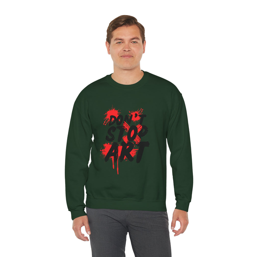 Artistic Crewneck Sweatshirt | Cozy Gift for Artists, Creative Apparel, Unique Statement Piece, Casual Wear, Everyday Comfort