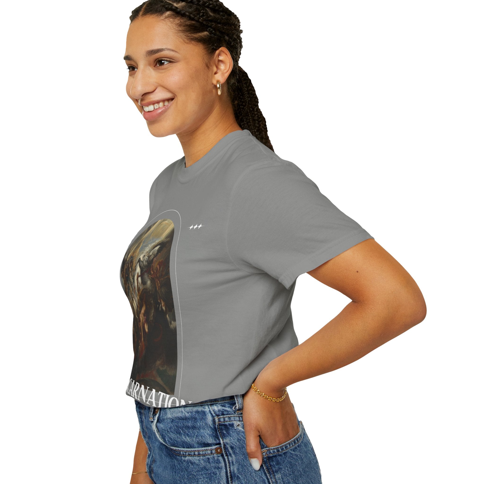 Artistic Unisex T-Shirt with Arch Design, Unique Graphic Tee, Casual Wear, Gift for Art Lovers, Vintage Style, Unisex Fashion