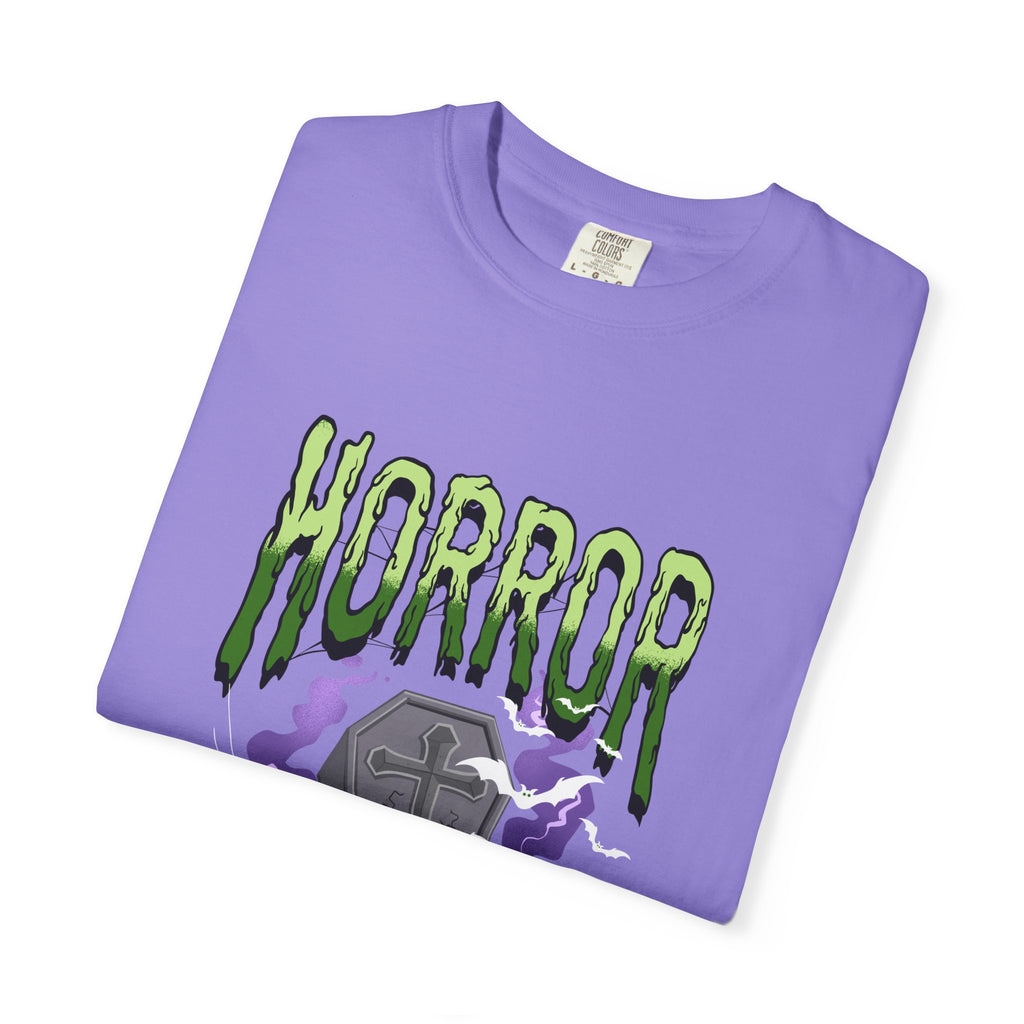 Horror-Themed Unisex T-Shirt, Spooky Graphic Tee, Halloween Apparel, Gift for Horror Fans, Casual Statement Shirt