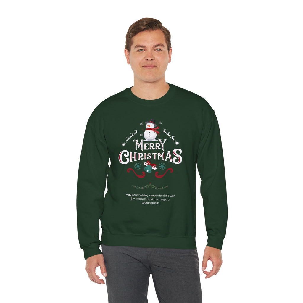 Cozy Holiday Crewneck Sweatshirt - Festive Christmas Design, Unisex Christmas Apparel, Winter Casual Wear, Gift for Her, Holiday Sweater