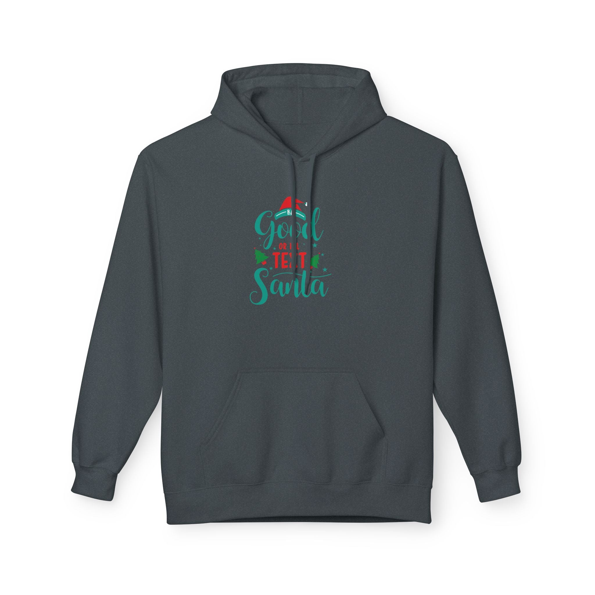 Santa's Helper Fleece Hoodie, Cozy Christmas Apparel, Holiday Gift, Festive Wear, Unisex Hoodie, Winter Wardrobe Essential