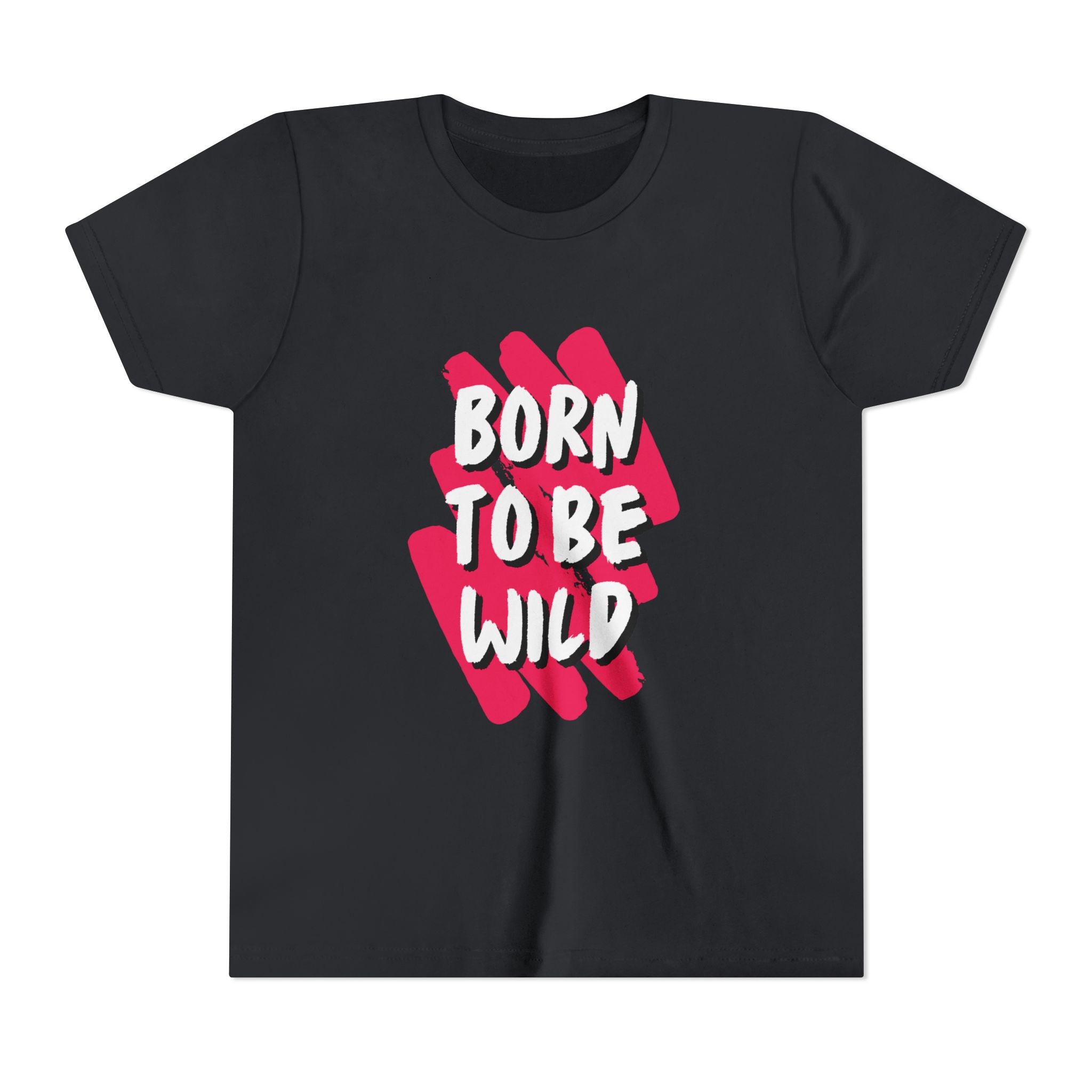 Youth Short Sleeve Tee - Born to Be Wild, Adventure Tee, Kids Casual Shirt, Summer Vibes, Birthday Gift, Fun Playwear