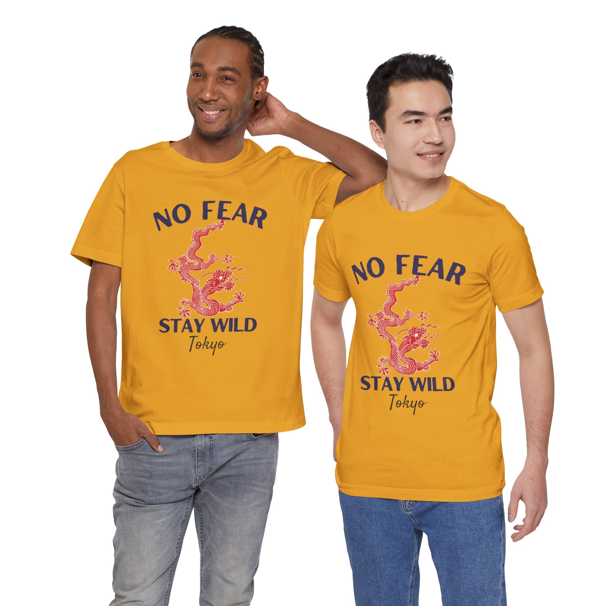 No Fear Stay Wild Unisex T-Shirt | Adventure Tee, Casual Wear, Gift for Nature Lovers, Inspirational Shirt, Summer Fashion