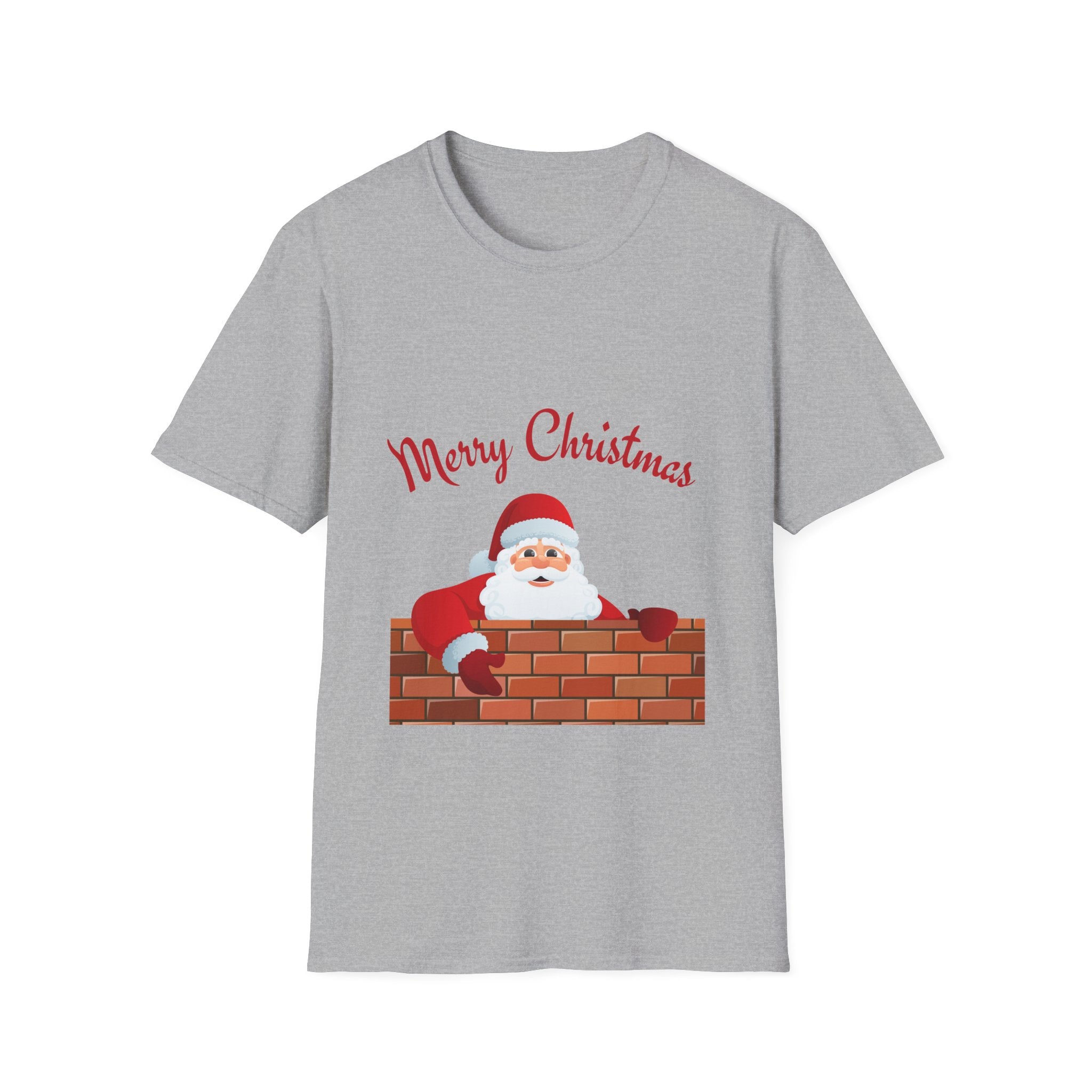 Merry Christmas Santa T-Shirt, Holiday Tee, Unisex Christmas Top, Festive Shirt, Gift for Him/Her, Family Reunion Apparel
