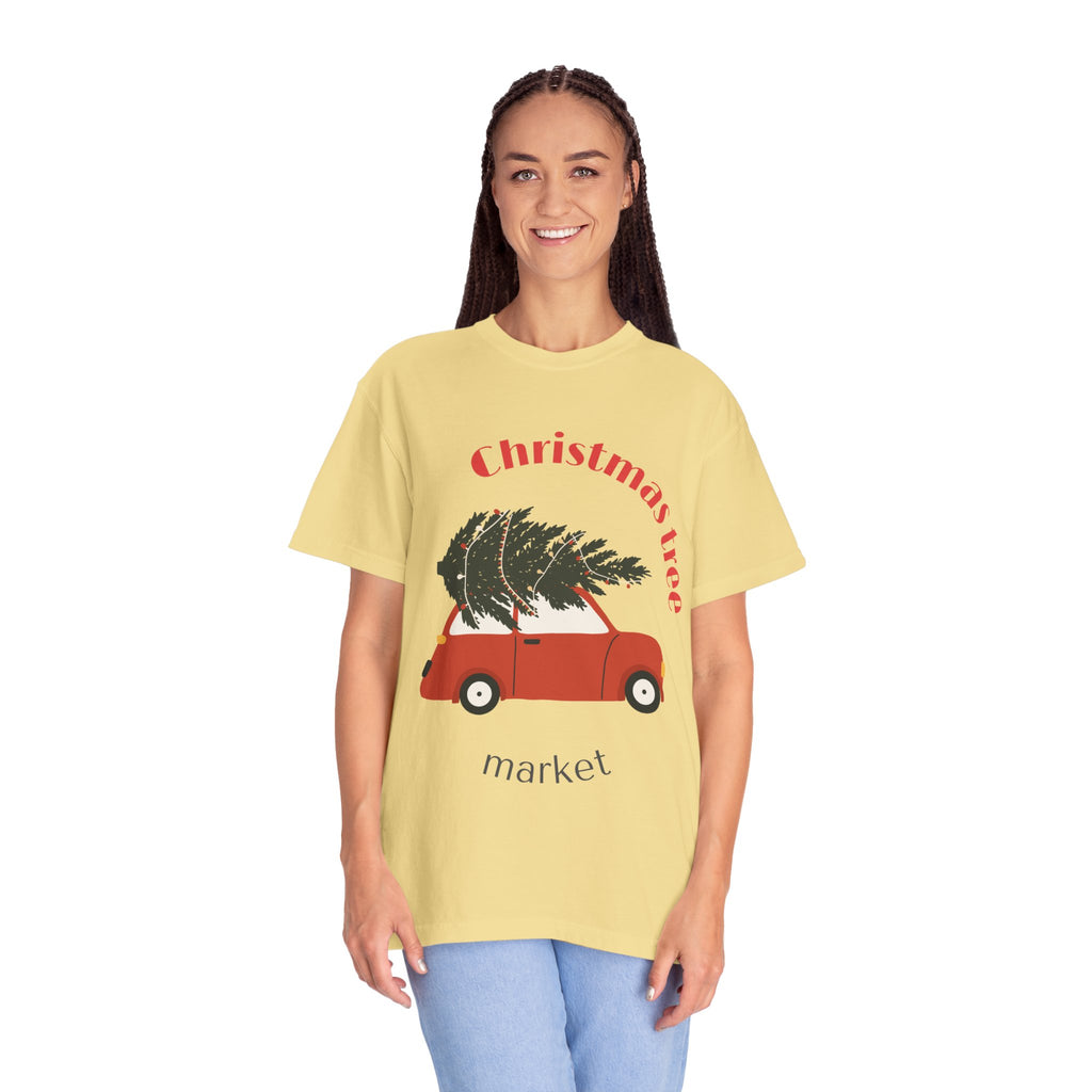 Cozy Christmas Tree T-Shirt, Holiday Tee, Unisex Shirt, Gift for Tree Lovers, Casual Wear