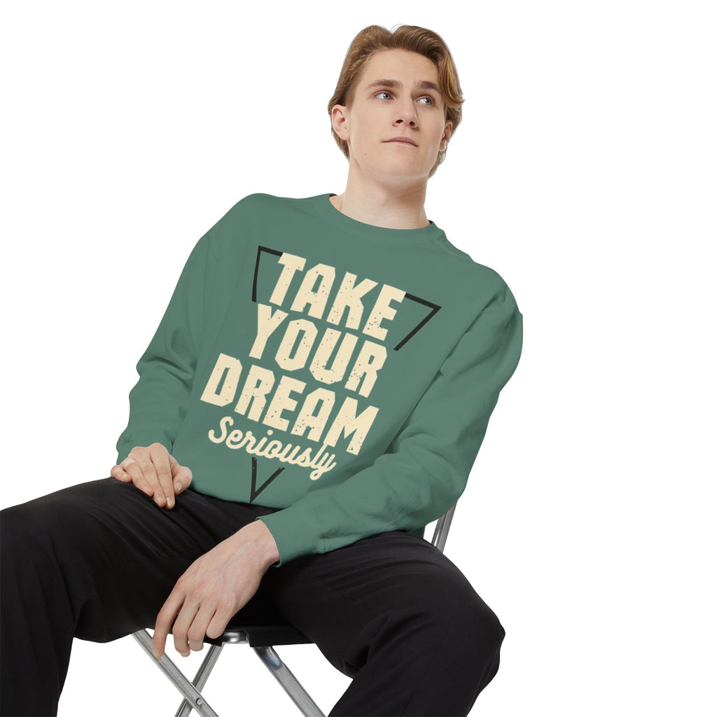 Motivational Sweatshirt: Take Your Dream Seriously, Cozy Unisex Sweatshirt, Dream Chaser Apparel, Perfect Gift for Entrepreneurs, [...]
