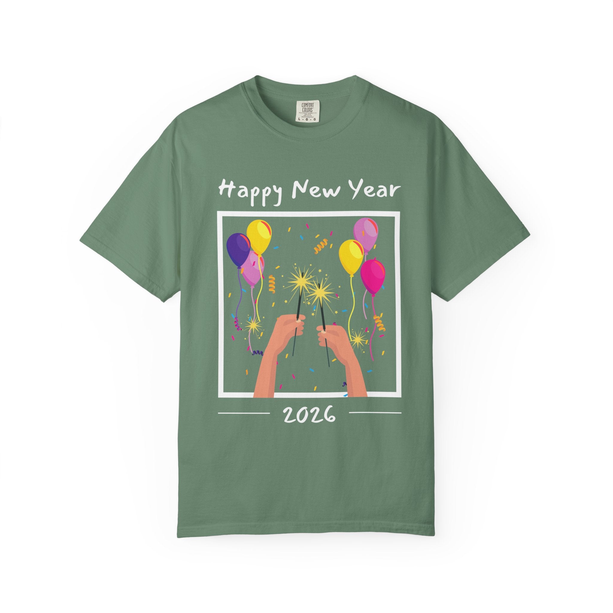 Happy New Year Unisex T-shirt, Celebration Tee, Party Shirt, Festive Apparel, Holiday Gift, New Year's Eve Wear
