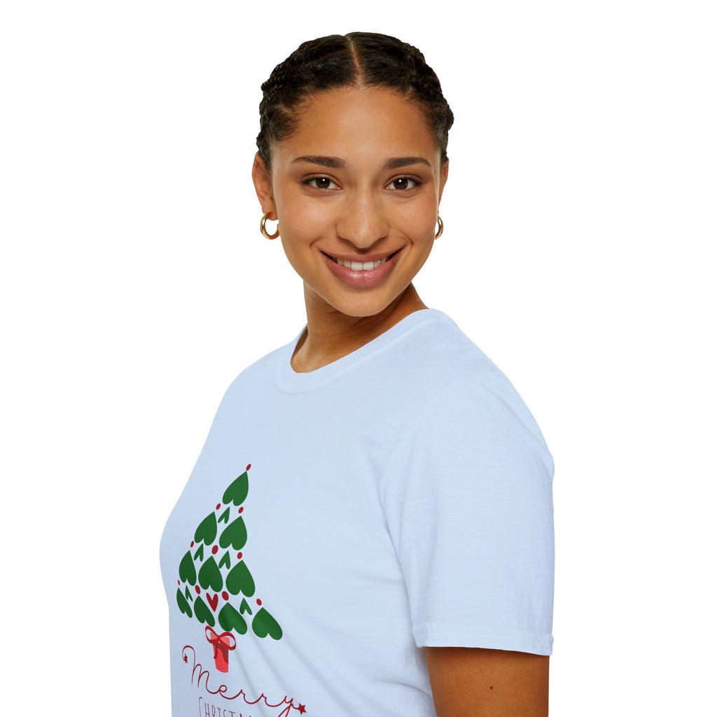 Merry Christmas T-Shirt, Unisex Holiday Tee, Christmas Gift, Casual Wear, Festive Clothing, Seasonal Apparel