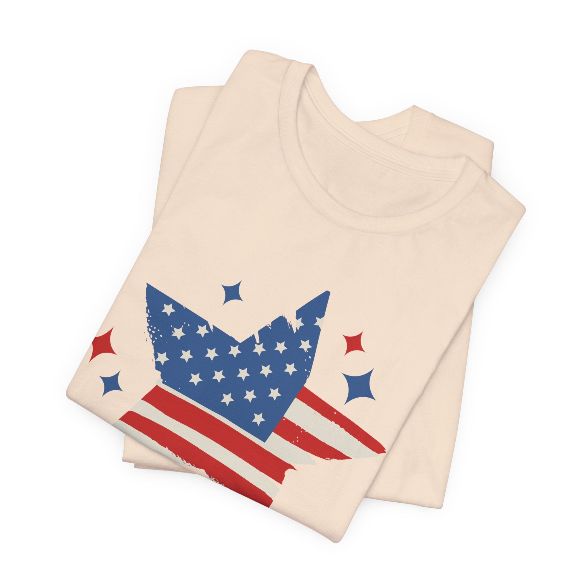 Patriotic T-Shirt, Independence Day Tee, American Dream Shirt, 4th of July Outfit, Stars and Stripes Tee Shirt