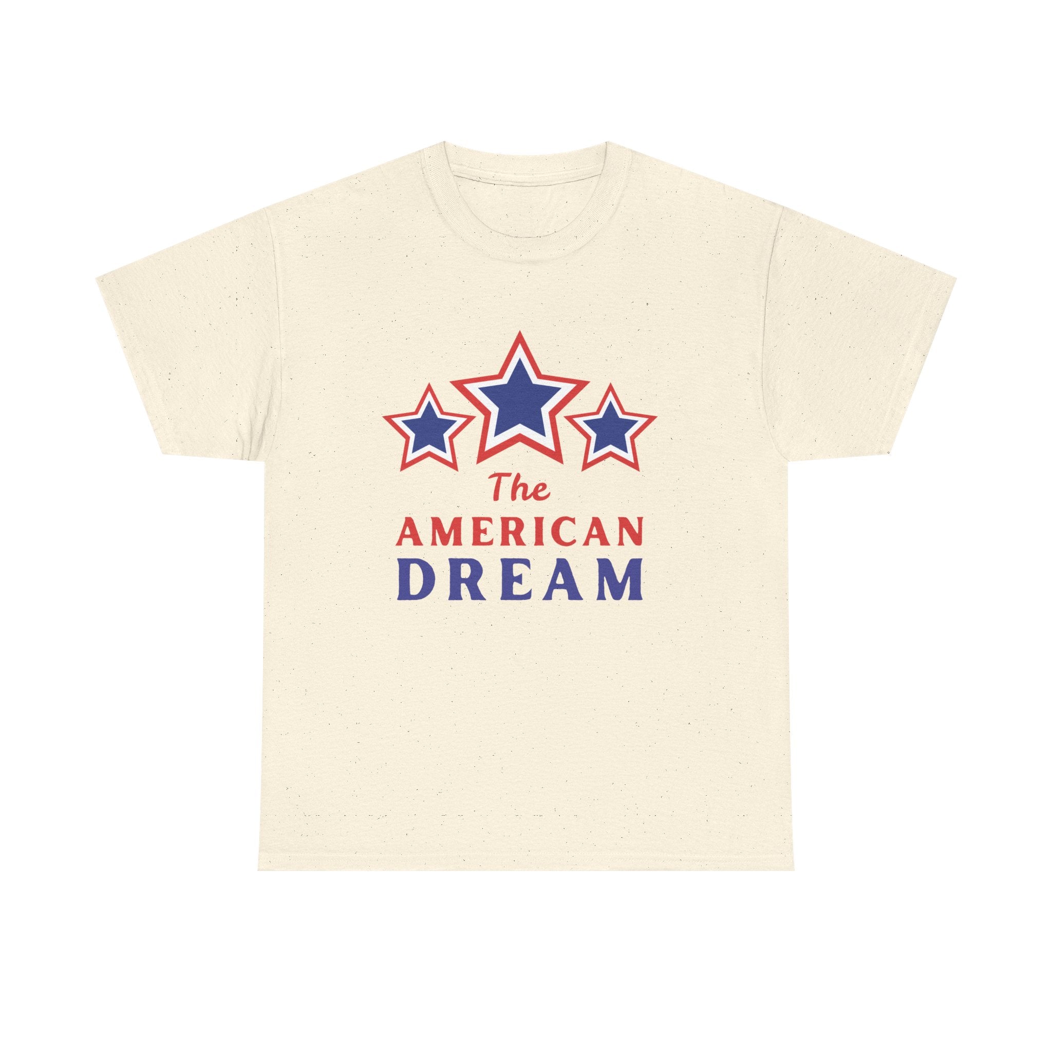 American Dream Graphic Tee, Patriotic Shirt, Unisex Cotton T-Shirt, Fourth of July Gift, Summer Casual Wear, Vintage Star Design