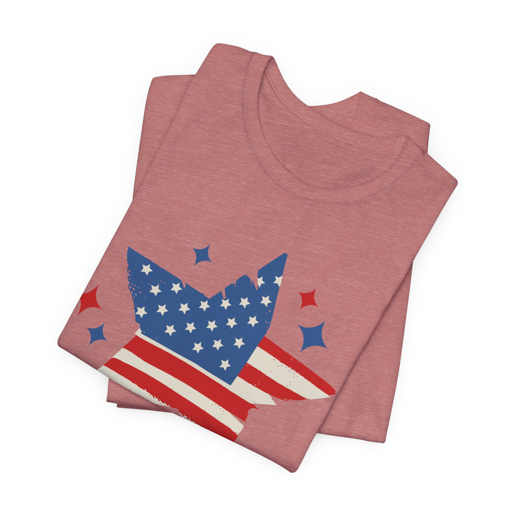 Patriotic T-Shirt, Independence Day Tee, American Dream Shirt, 4th of July Outfit, Stars and Stripes Tee Shirt