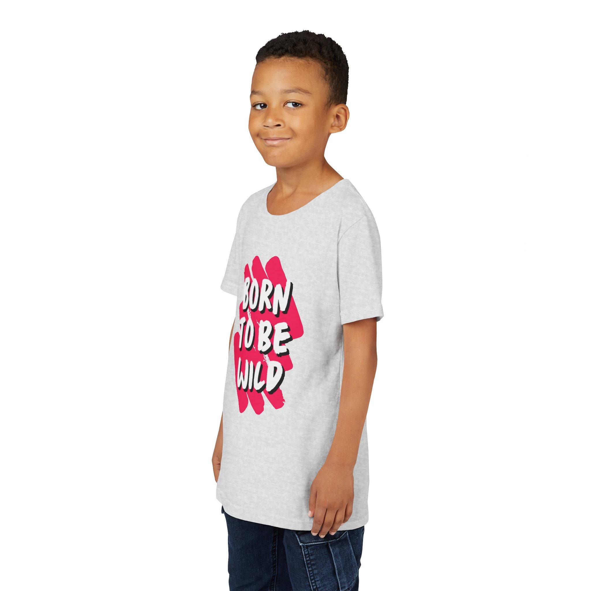 Youth Short Sleeve Tee - Born to Be Wild, Adventure Tee, Kids Casual Shirt, Summer Vibes, Birthday Gift, Fun Playwear