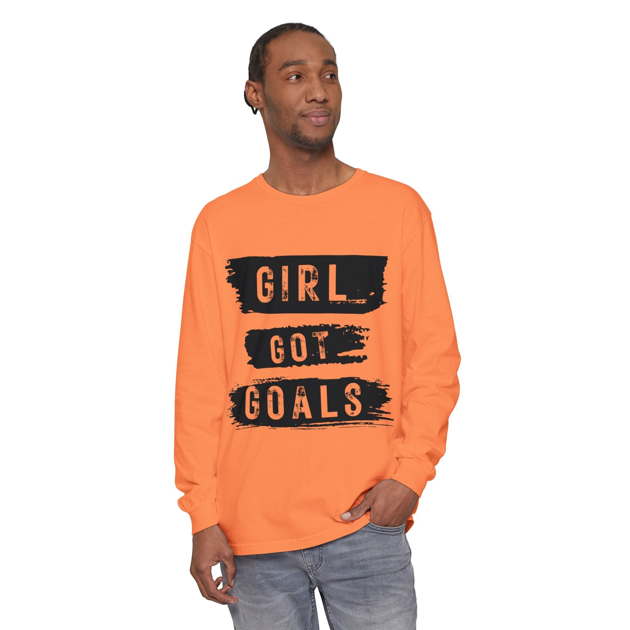 Girl Got Goals Long Sleeve T-Shirt | Motivational Apparel, Unisex Tees, Inspirational Gift, Casual Wear, Trendy Clothing