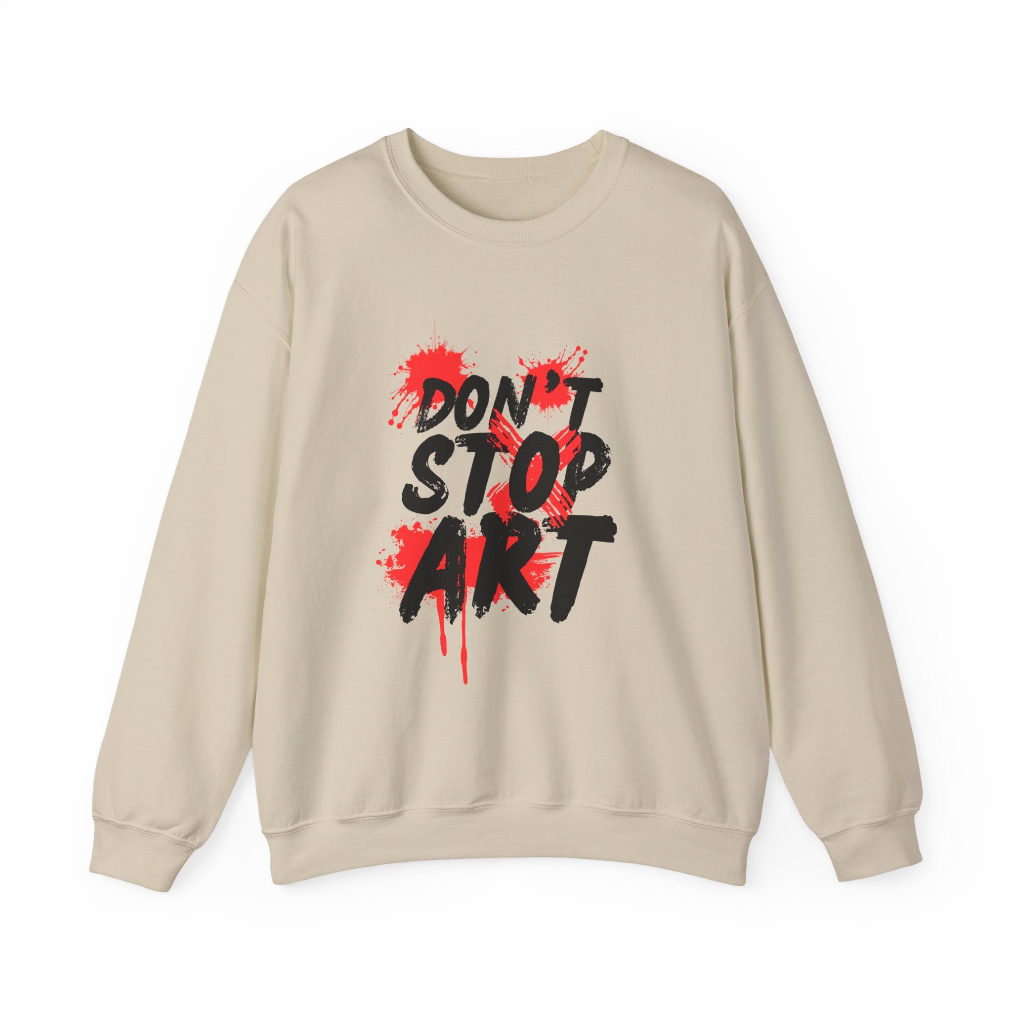 Artistic Crewneck Sweatshirt | Cozy Gift for Artists, Creative Apparel, Unique Statement Piece, Casual Wear, Everyday Comfort