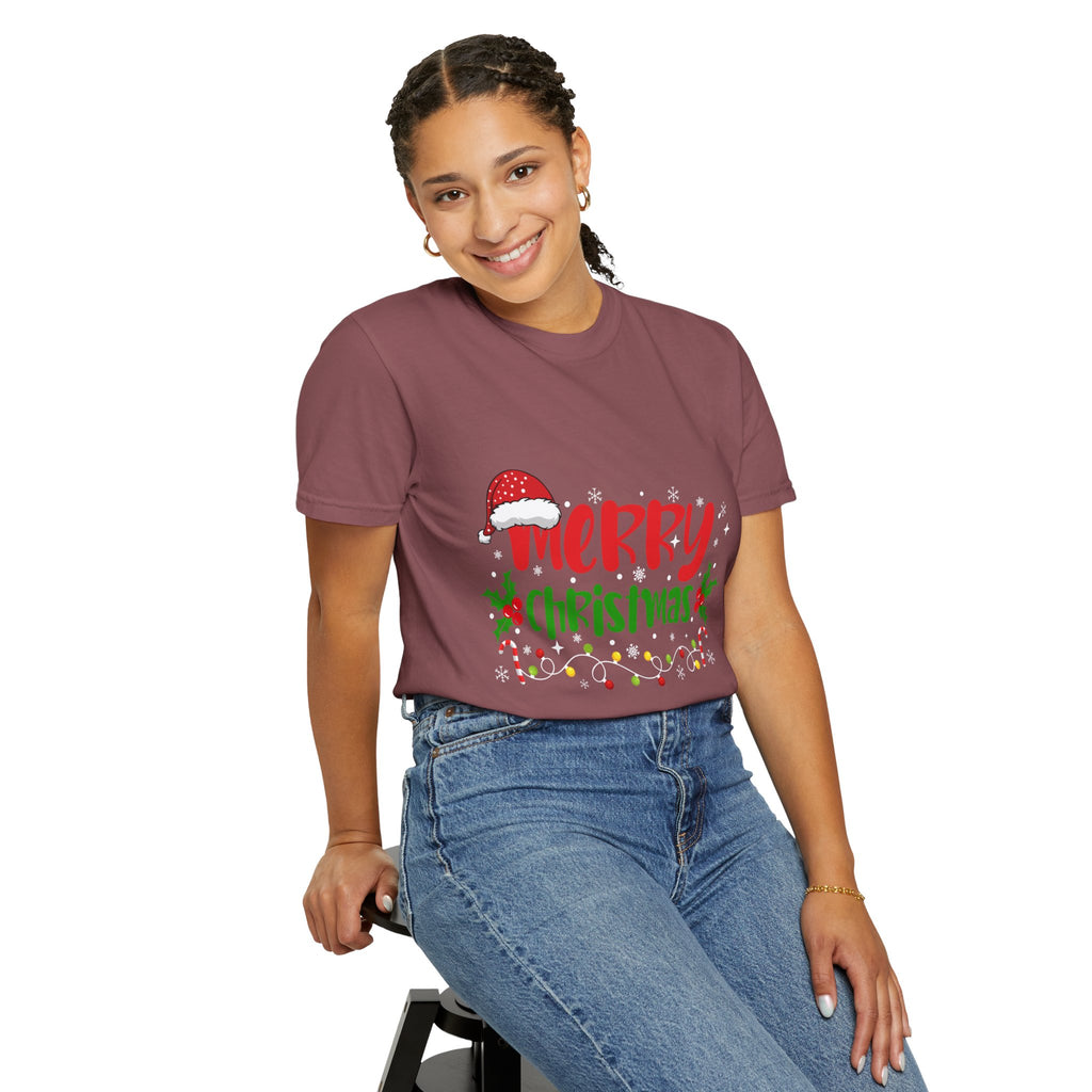 Merry Christmas Tee, Unisex Holiday Shirt, Festive Gift, Casual Christmas Apparel, Seasonal Wear, Perfect for Celebrations