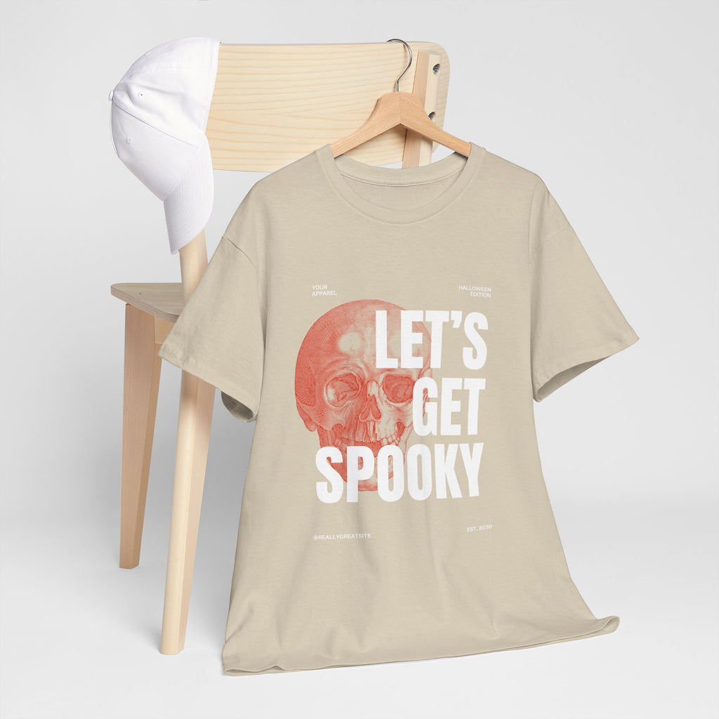 Unisex Halloween Tee, Let's Get Spooky Shirt, Fall Fashion, Party Wear, Ghostly Gifts, Casual Comfort
