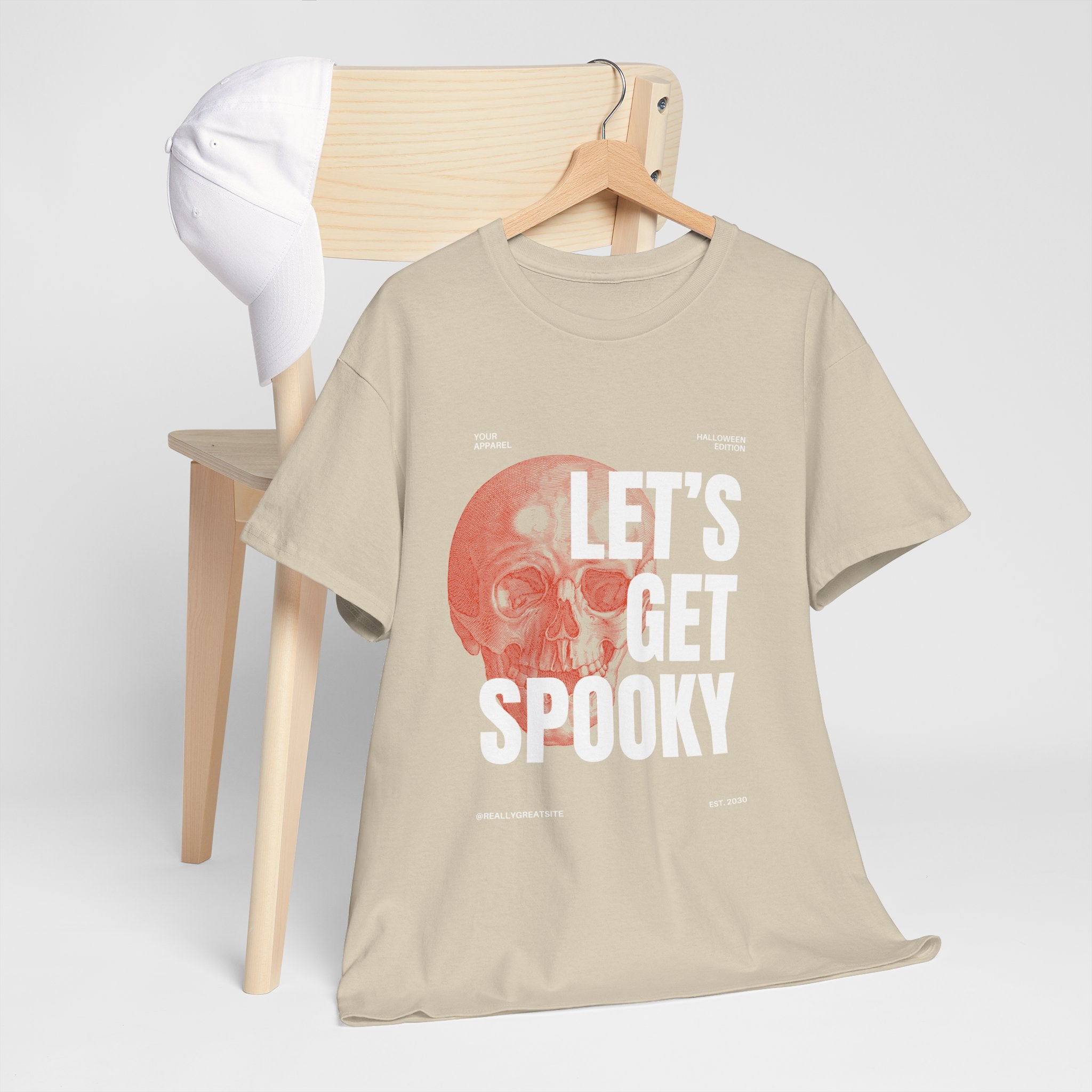 Unisex Halloween Tee, Let's Get Spooky Shirt, Fall Fashion, Party Wear, Ghostly Gifts, Casual Comfort