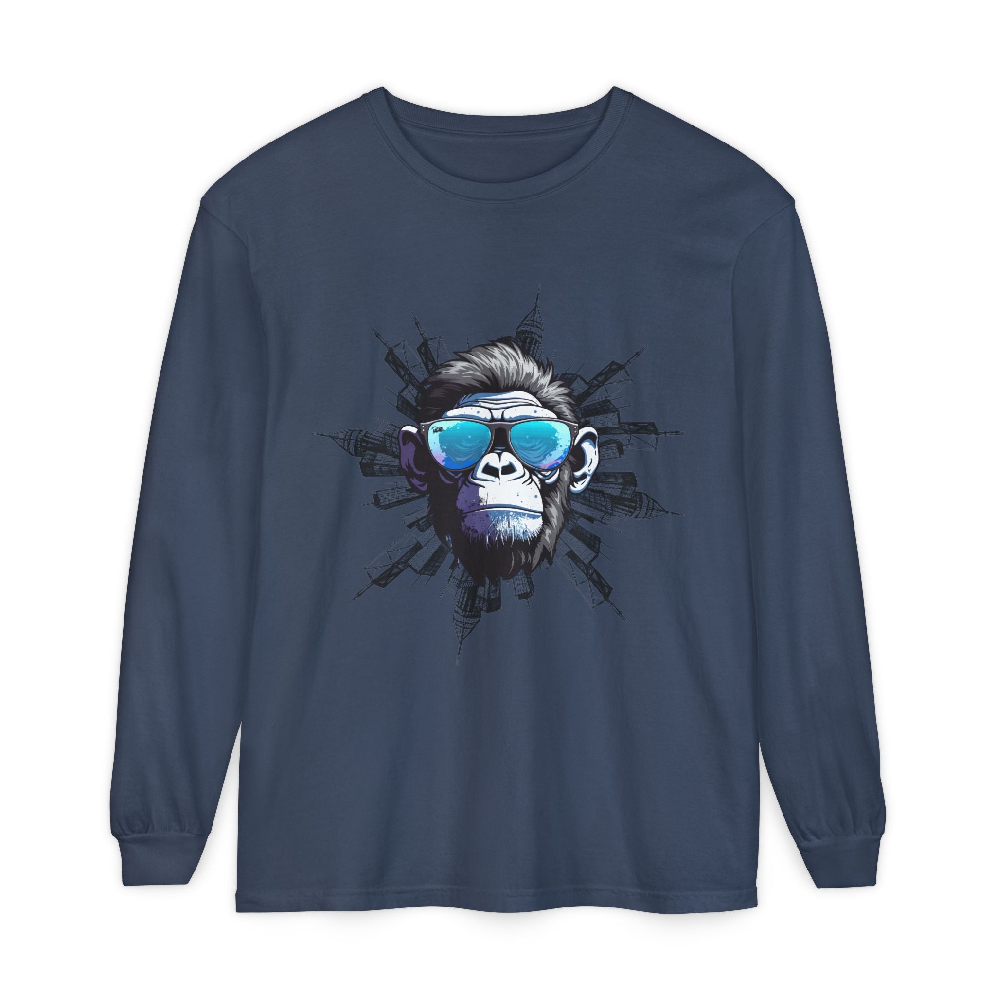 Cool Monkey Graphic Long Sleeve T-Shirt, Unisex Apparel, Casual Wear, Funky Design for Men & Women, Perfect Gift for Animal Lovers, [...]