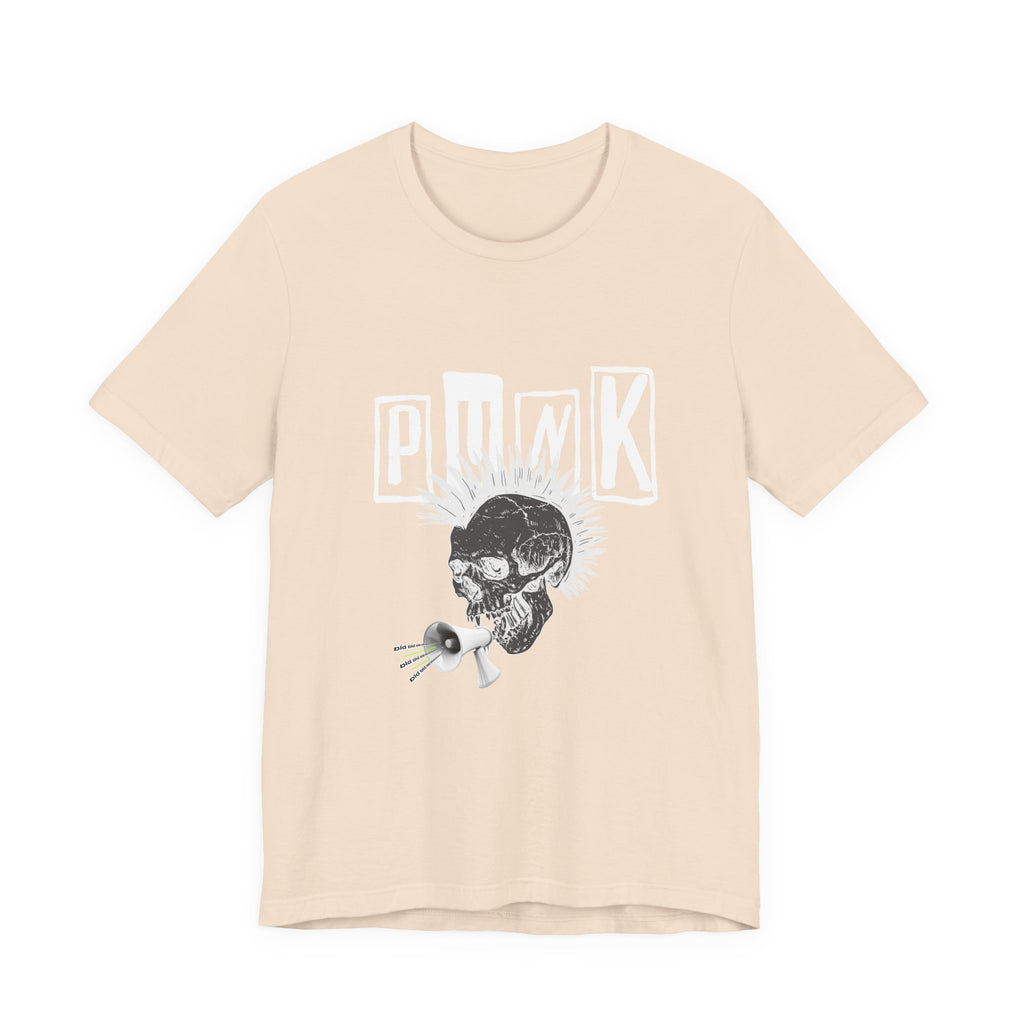 Punk Skull Graphic Tee, Unisex T-Shirt, Alternative Fashion Shirt, Edgy Clothing, Gift for Music Lovers