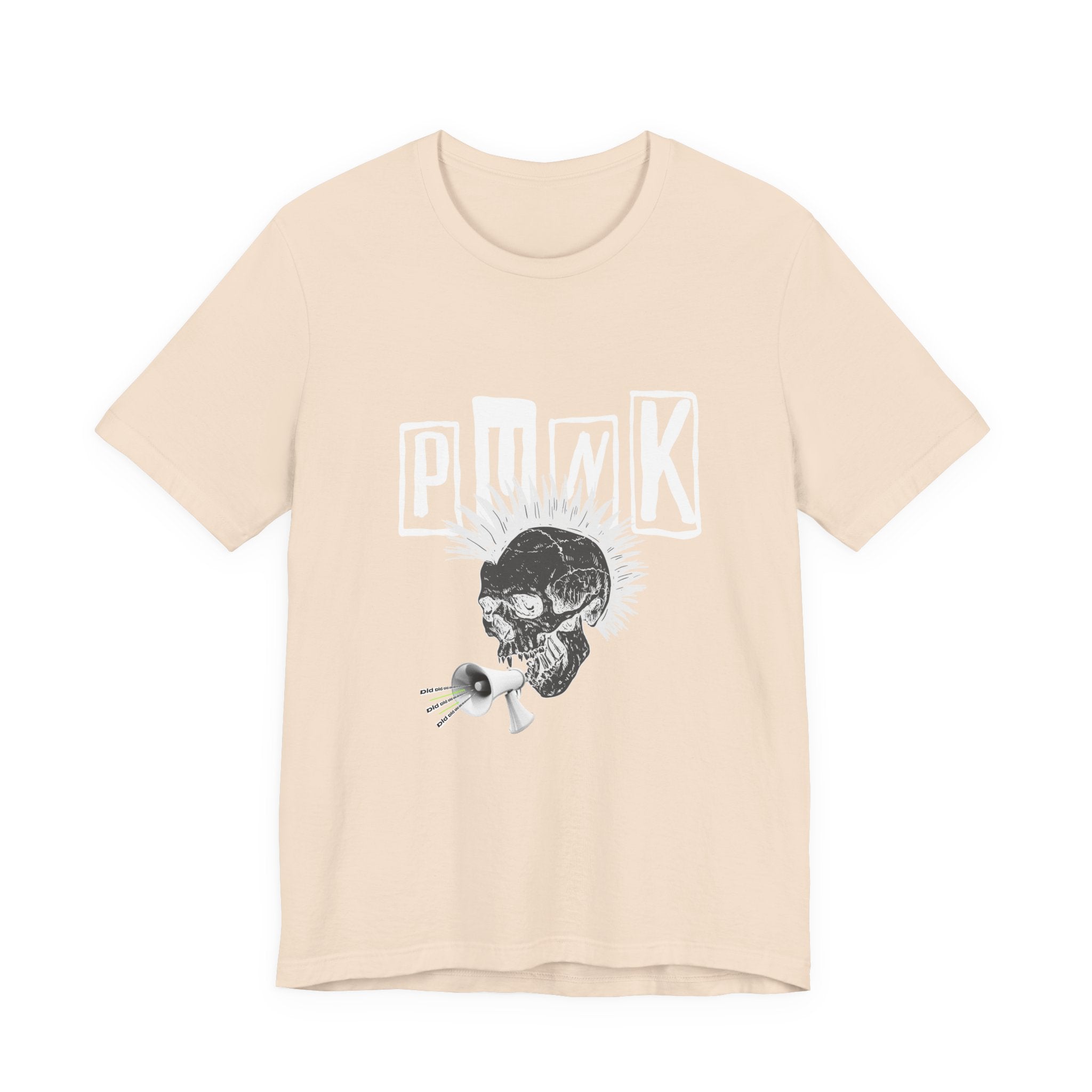 Punk Skull Graphic Tee, Unisex T-Shirt, Alternative Fashion Shirt, Edgy Clothing, Gift for Music Lovers