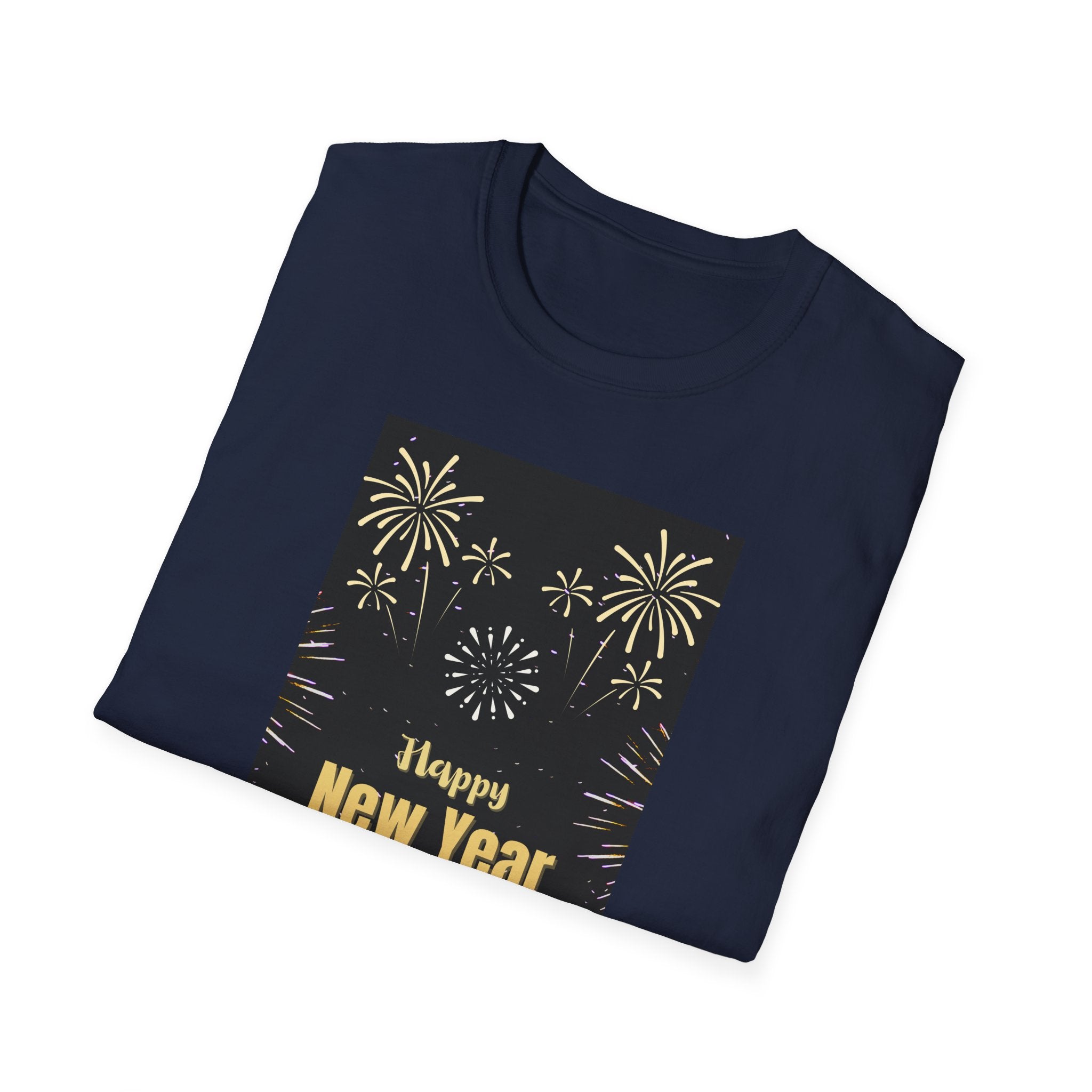 Happy New Year 2026 Unisex Softstyle T-Shirt, New Year Celebration Tee, Unisex Graphic Shirt, Festive Apparel, Holiday Gift